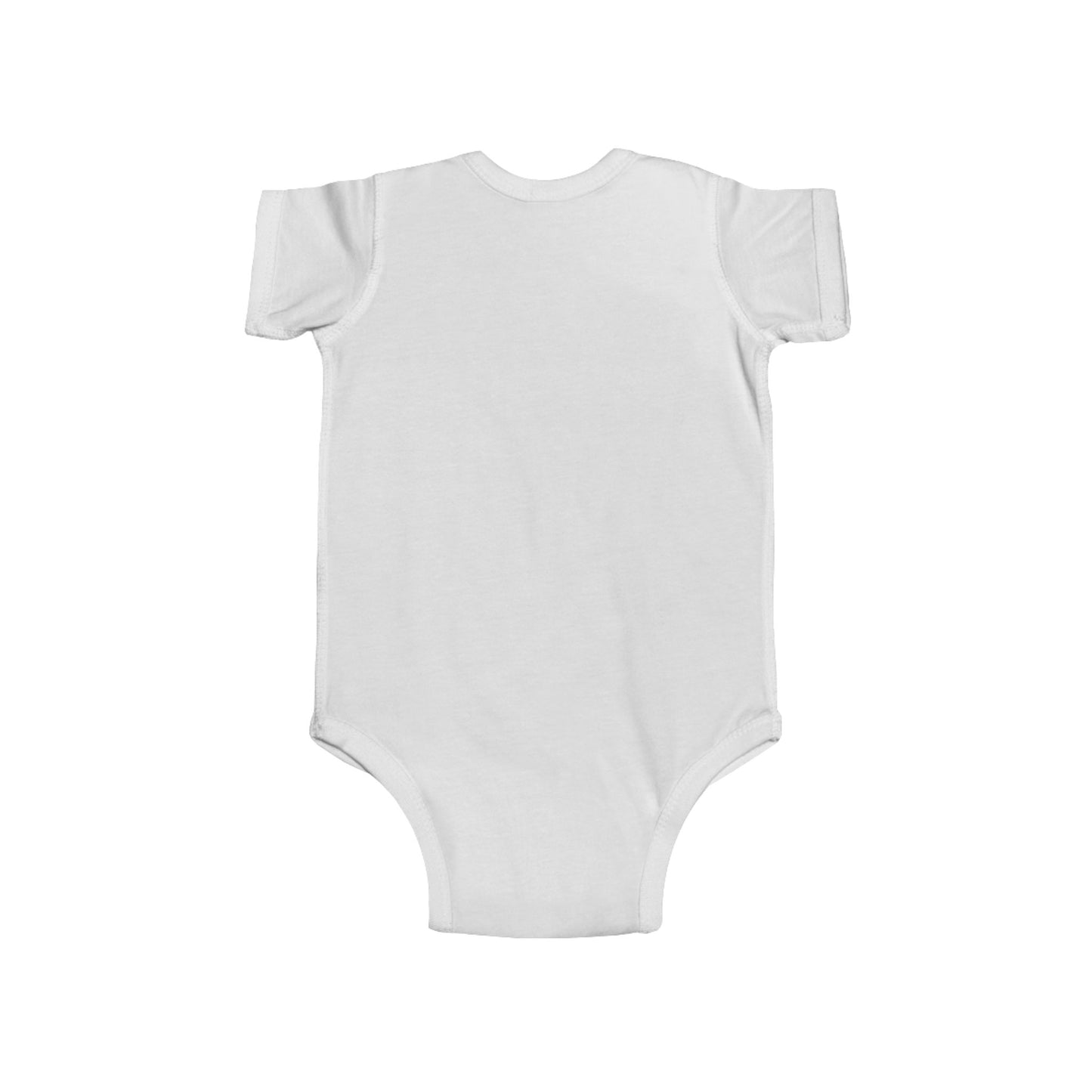 Cute Like Mom Grumpy As Dad Infant Fine Jersey Bodysuit