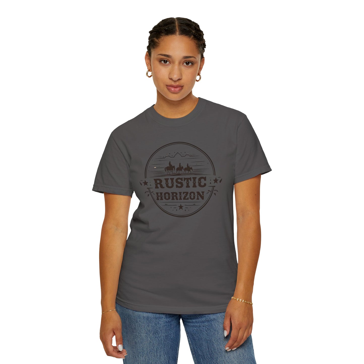 Rustic Horizon UNISEX T-Shirt｜Festival Wear, Casual Outfit, Gift for Nature Lovers, Vintage Style Tee, Summer Essential
