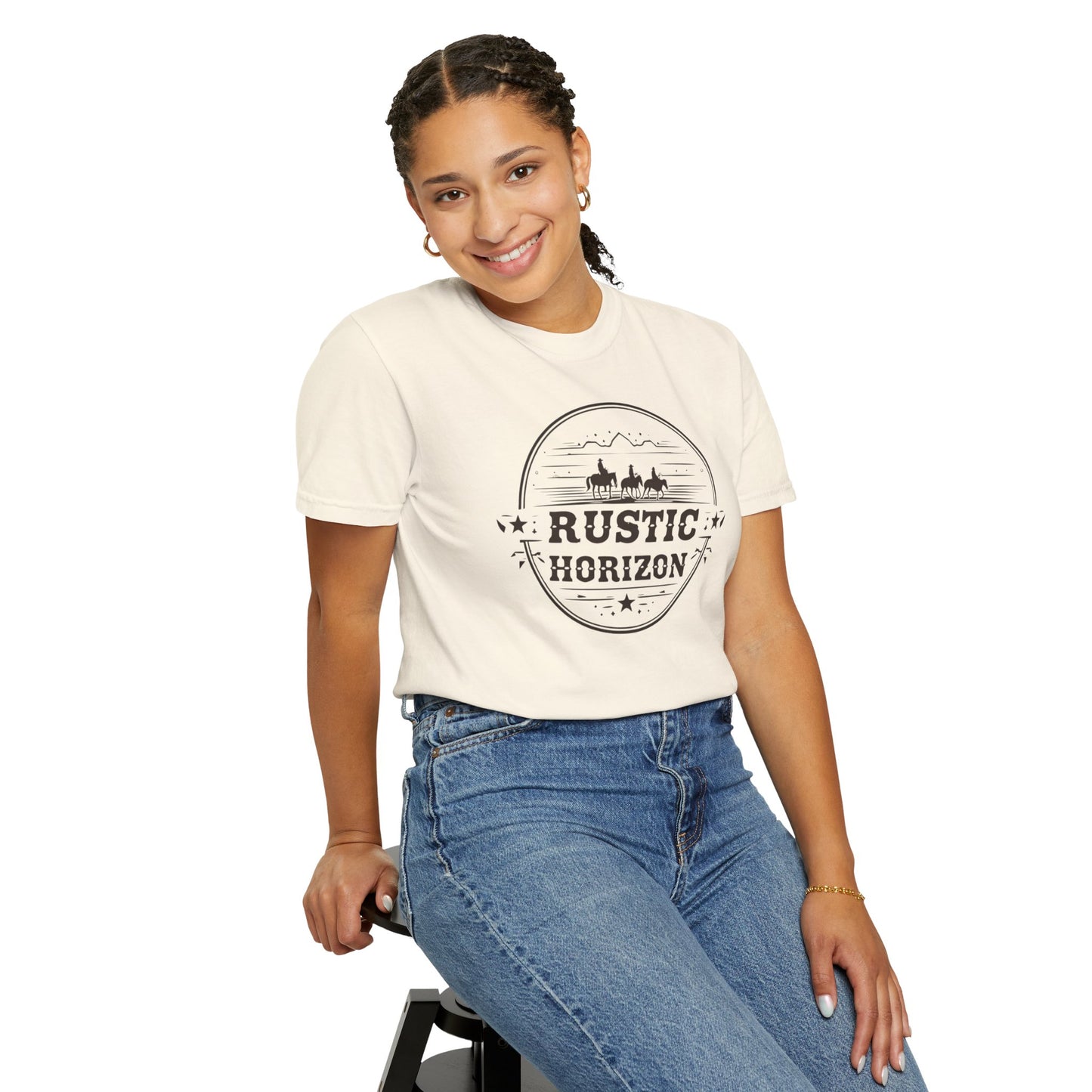 Rustic Horizon UNISEX T-Shirt｜Festival Wear, Casual Outfit, Gift for Nature Lovers, Vintage Style Tee, Summer Essential