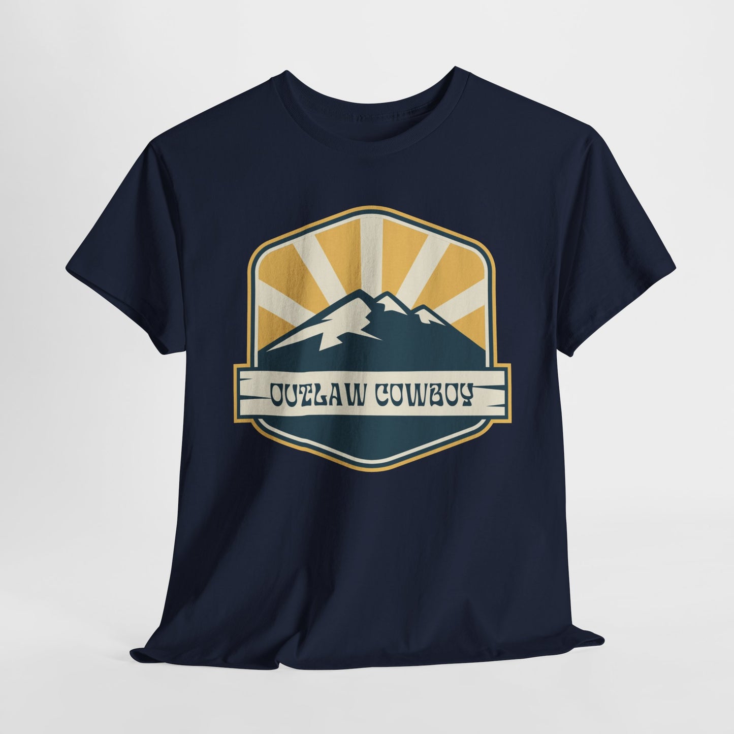 OUTLAW COWBOY Unisex Heavy Cotton Tee