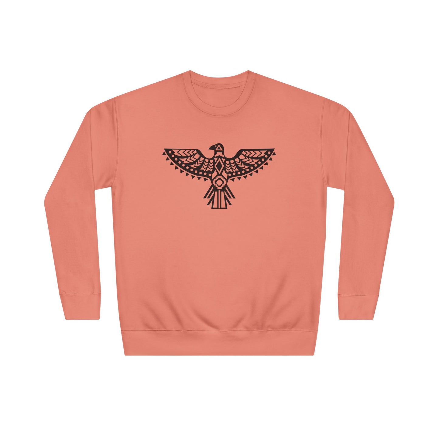 Tribal Eagle Unisex Crew Sweatshirt - Cozy Cultural Artwear