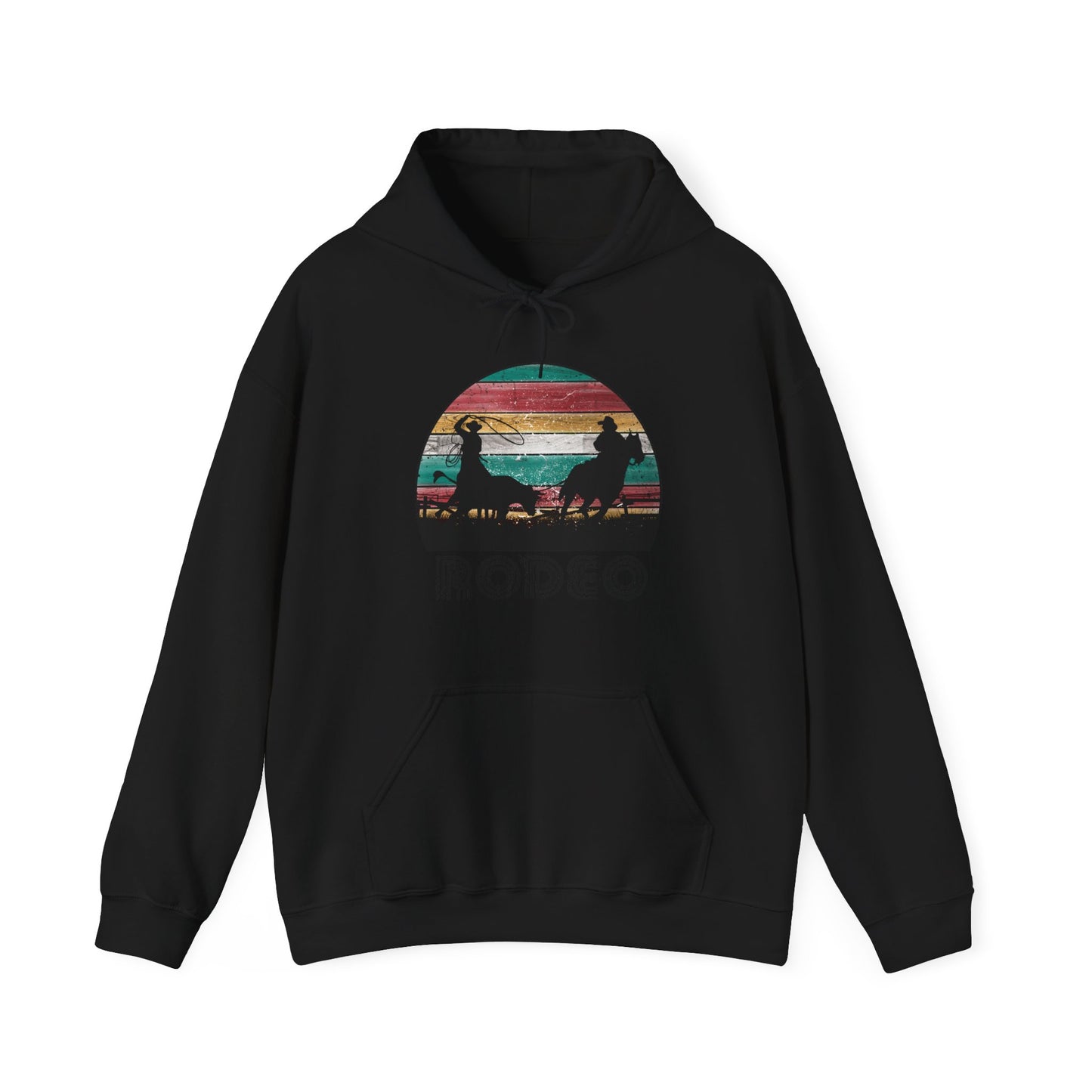 TEAM ROPING RODEO Unisex Heavy Blend™ Hooded Sweatshirt
