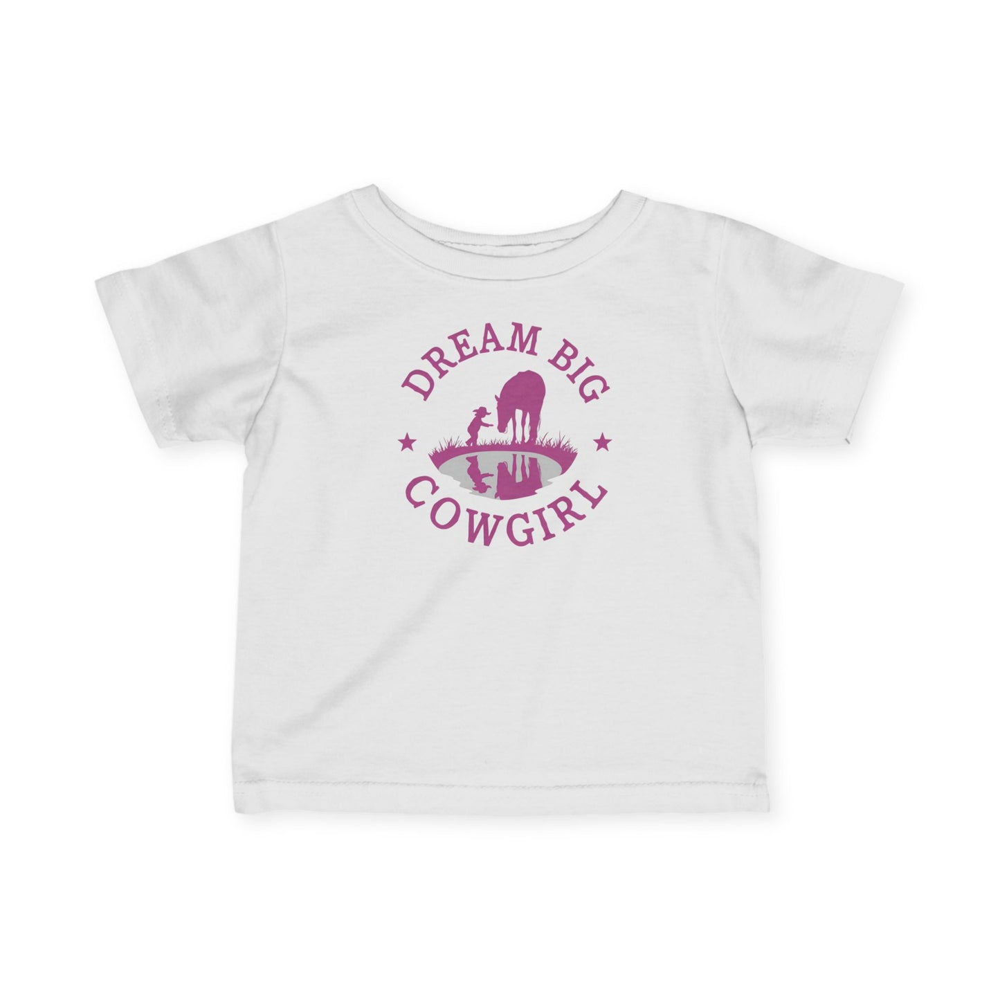 'Dream Big Cowgirl' Western Baby Shirt
