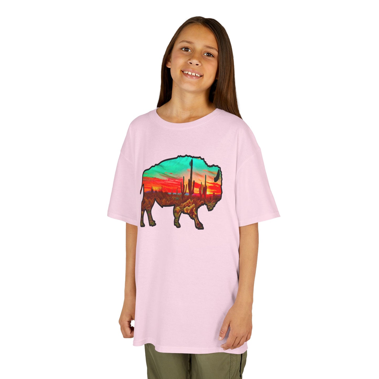 DESERT BISON Kids Heavy Cotton™ Tee
