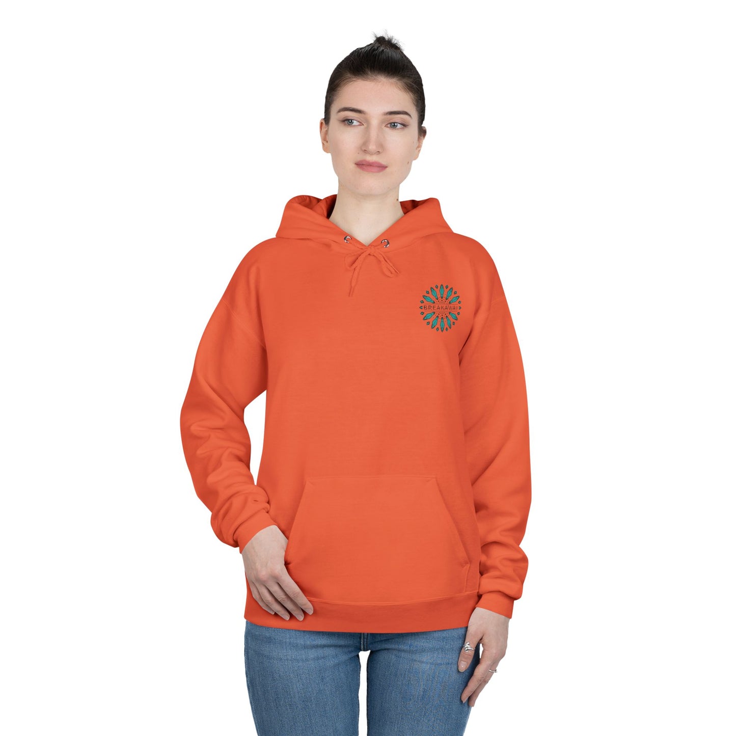 Hoodie Unisexe Breakaway - Turquoise Simple