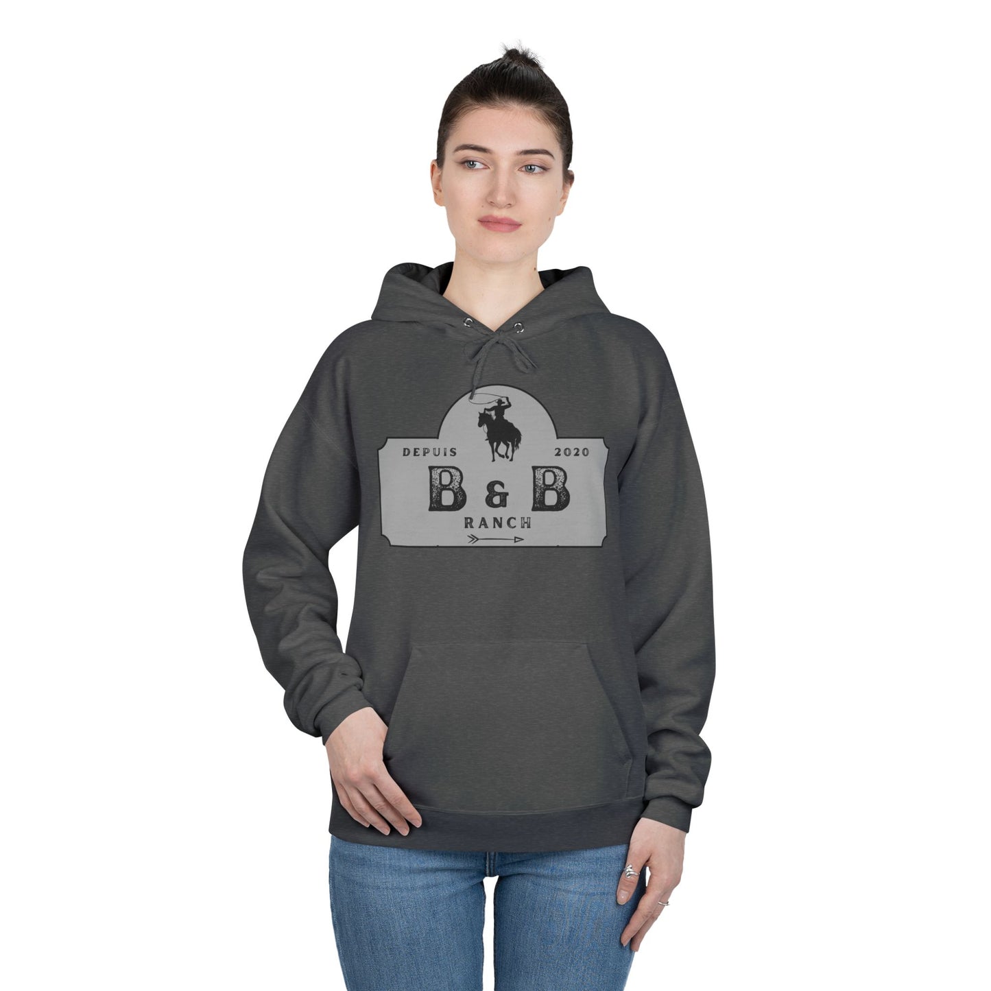 RANCH B & B LOGO Unisex EcoSmart® Pullover Hoodie Sweatshirt