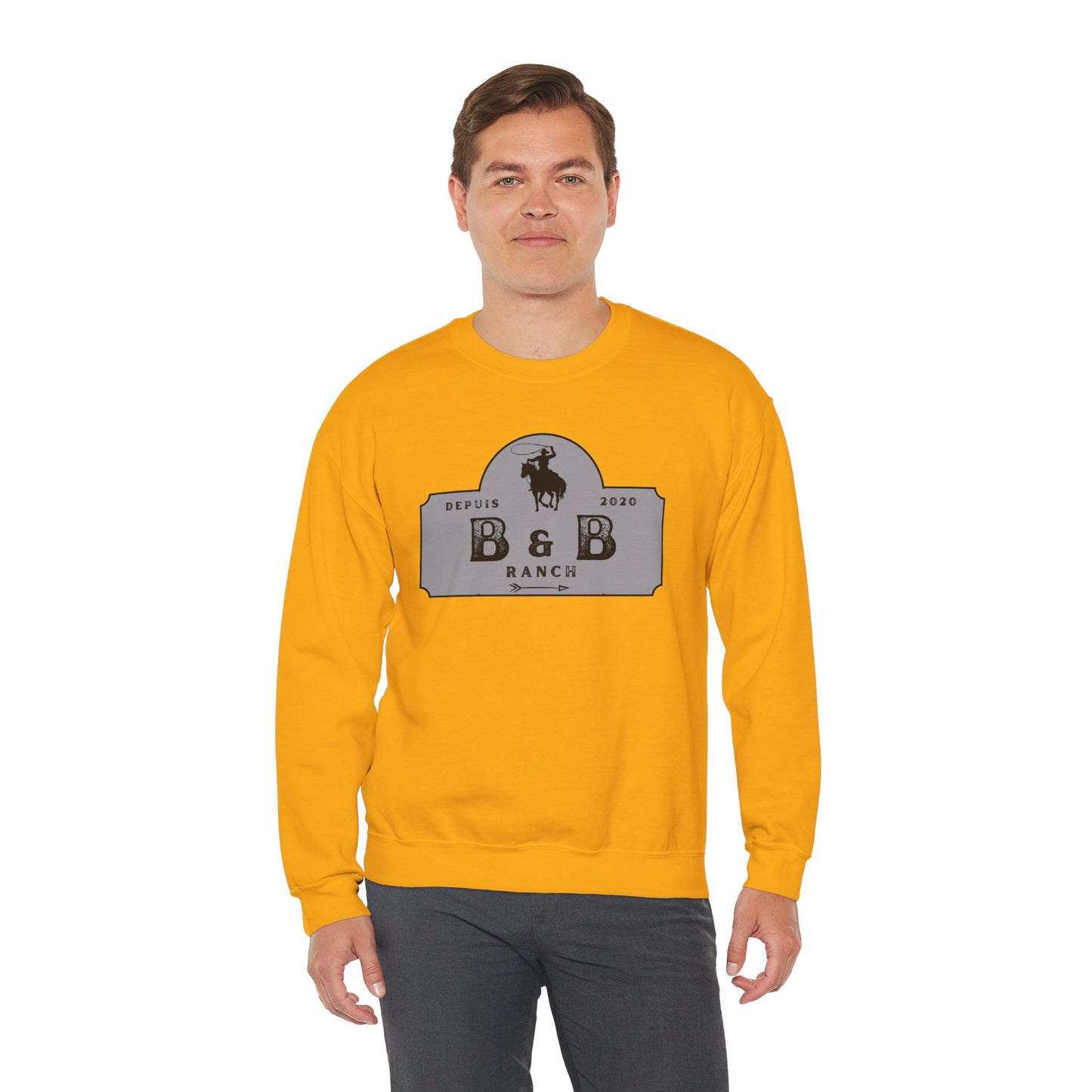 B & B RANCH LOGO Unisex Heavy Blend™ Crewneck Sweatshirt
