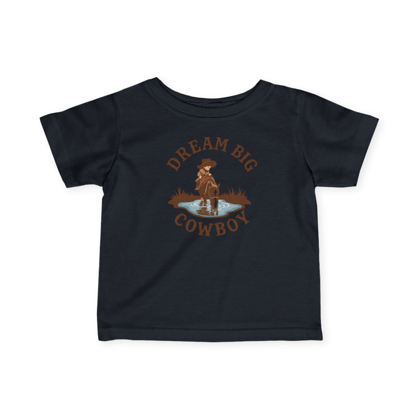 'Dream Big Cowboy' Western Baby Shirt