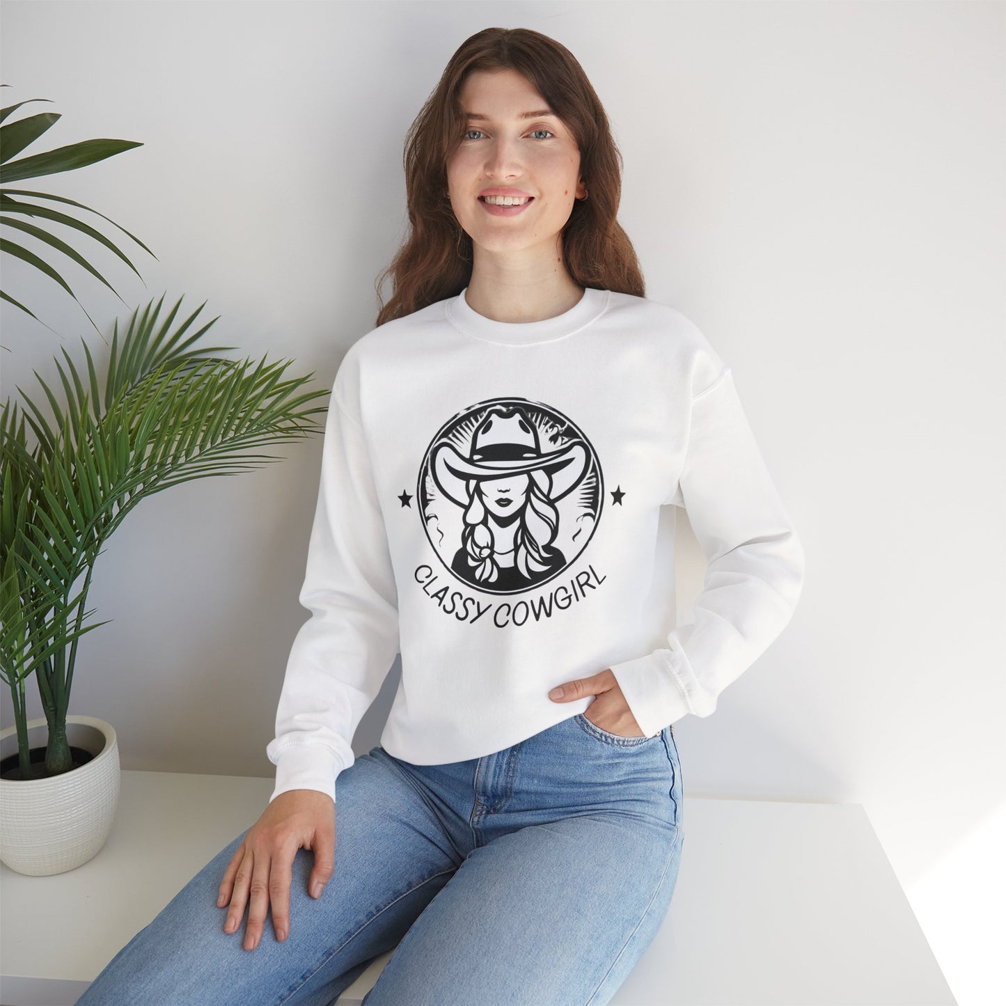 Classy Cowgirl Fashion Sweatshirt