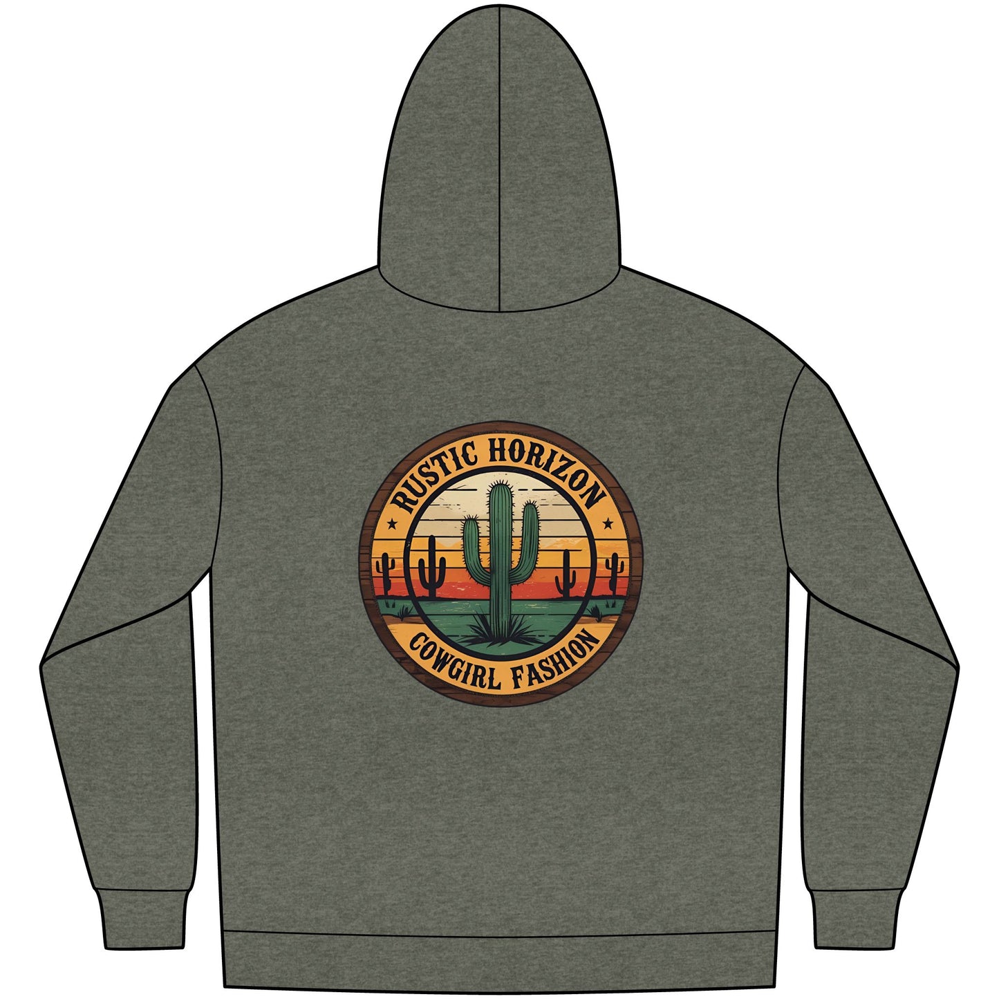 Cowgirl Unisex Western Fleece Hoodie, Rustic Fashion Sweatshirt, Cozy Winter Apparel, Gift for Rodeo Lovers, Casual Outdoor Clothing