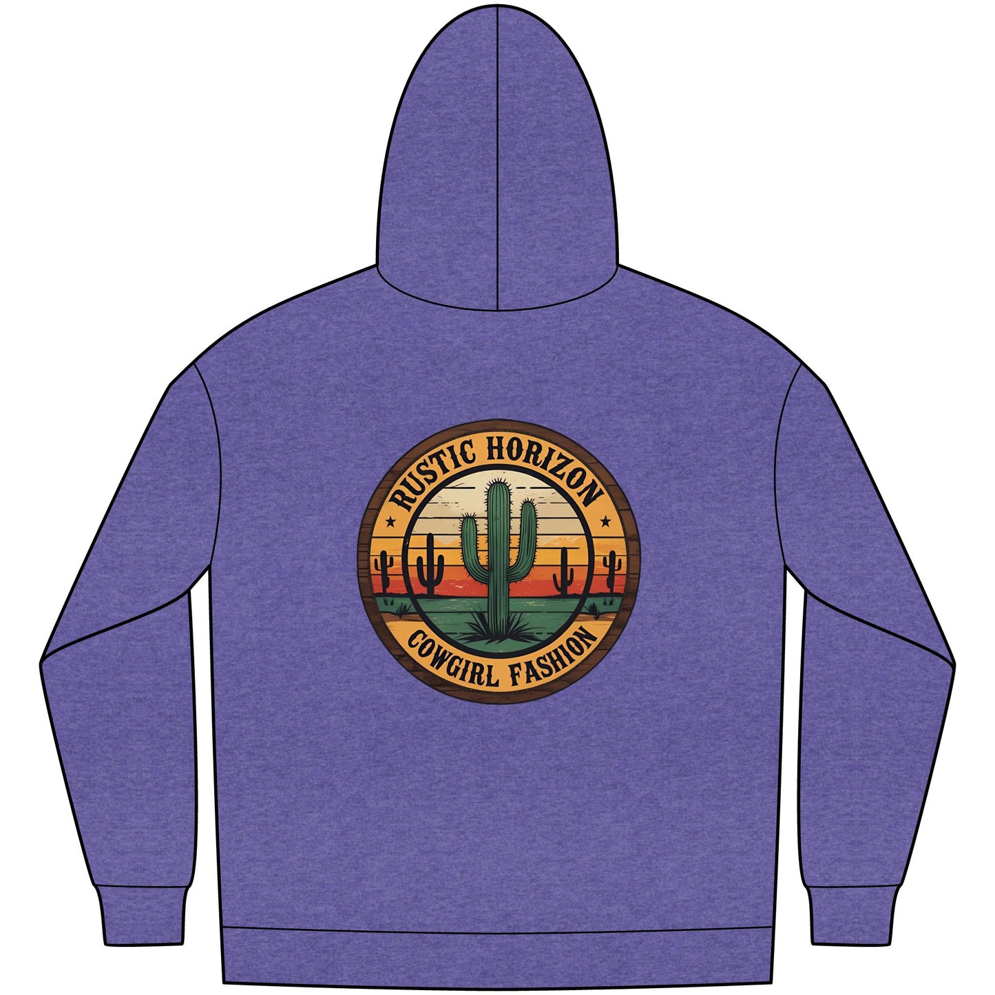 Cowgirl Unisex Western Fleece Hoodie, Rustic Fashion Sweatshirt, Cozy Winter Apparel, Gift for Rodeo Lovers, Casual Outdoor Clothing