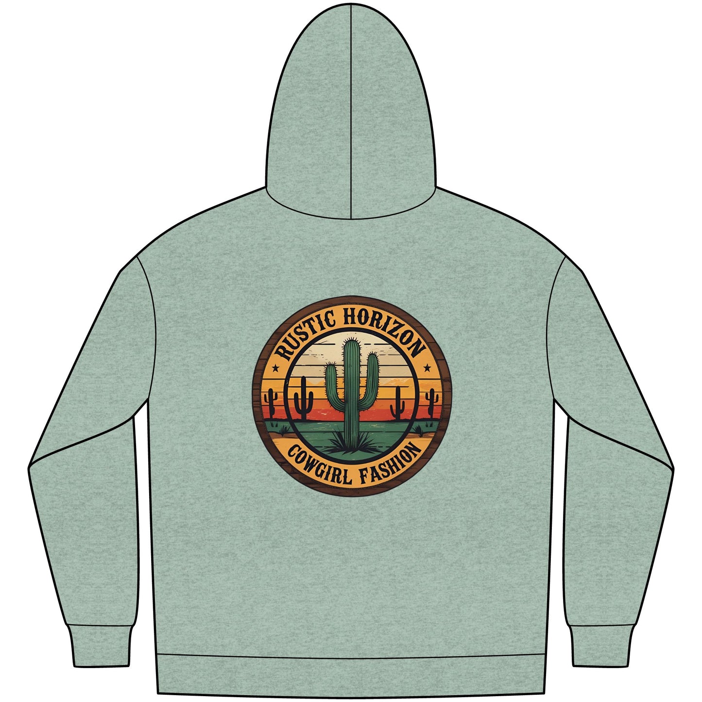 Cowgirl Unisex Western Fleece Hoodie, Rustic Fashion Sweatshirt, Cozy Winter Apparel, Gift for Rodeo Lovers, Casual Outdoor Clothing