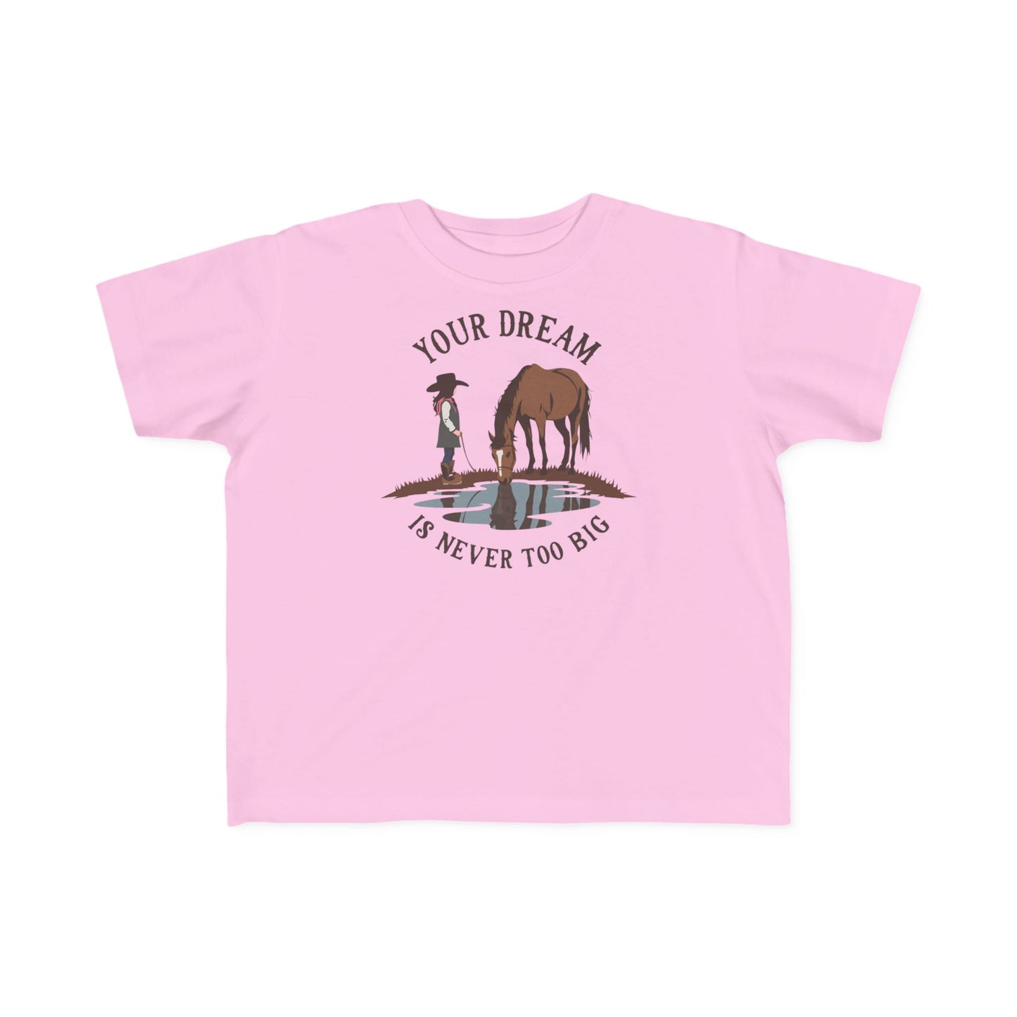 Youth "Your Dream Is Never Too Big" Cowboy & Horse Kids Shirt