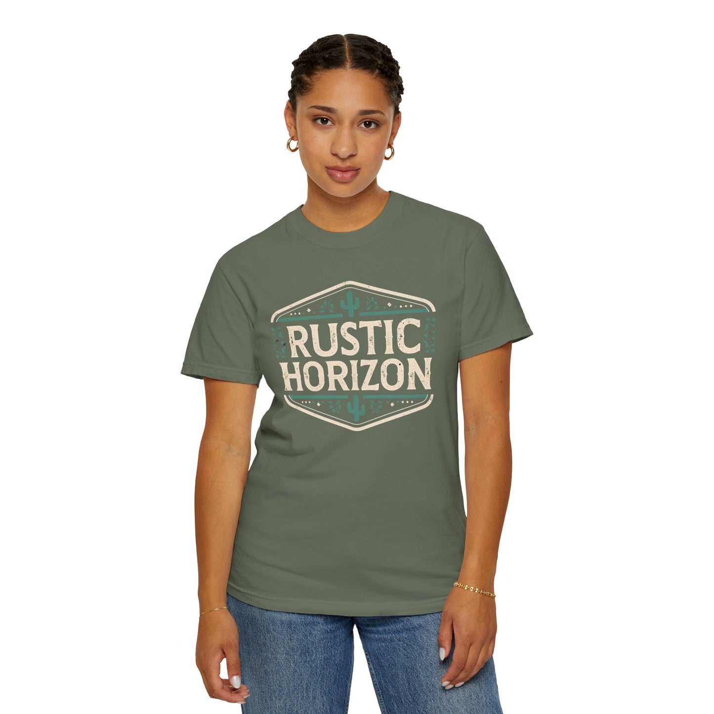 Style Rustic Horizon UNISEX T-Shirt｜Festival Wear, Casual Outfit, Gift for Nature Lovers, Vintage Style Tee, Summer Essential