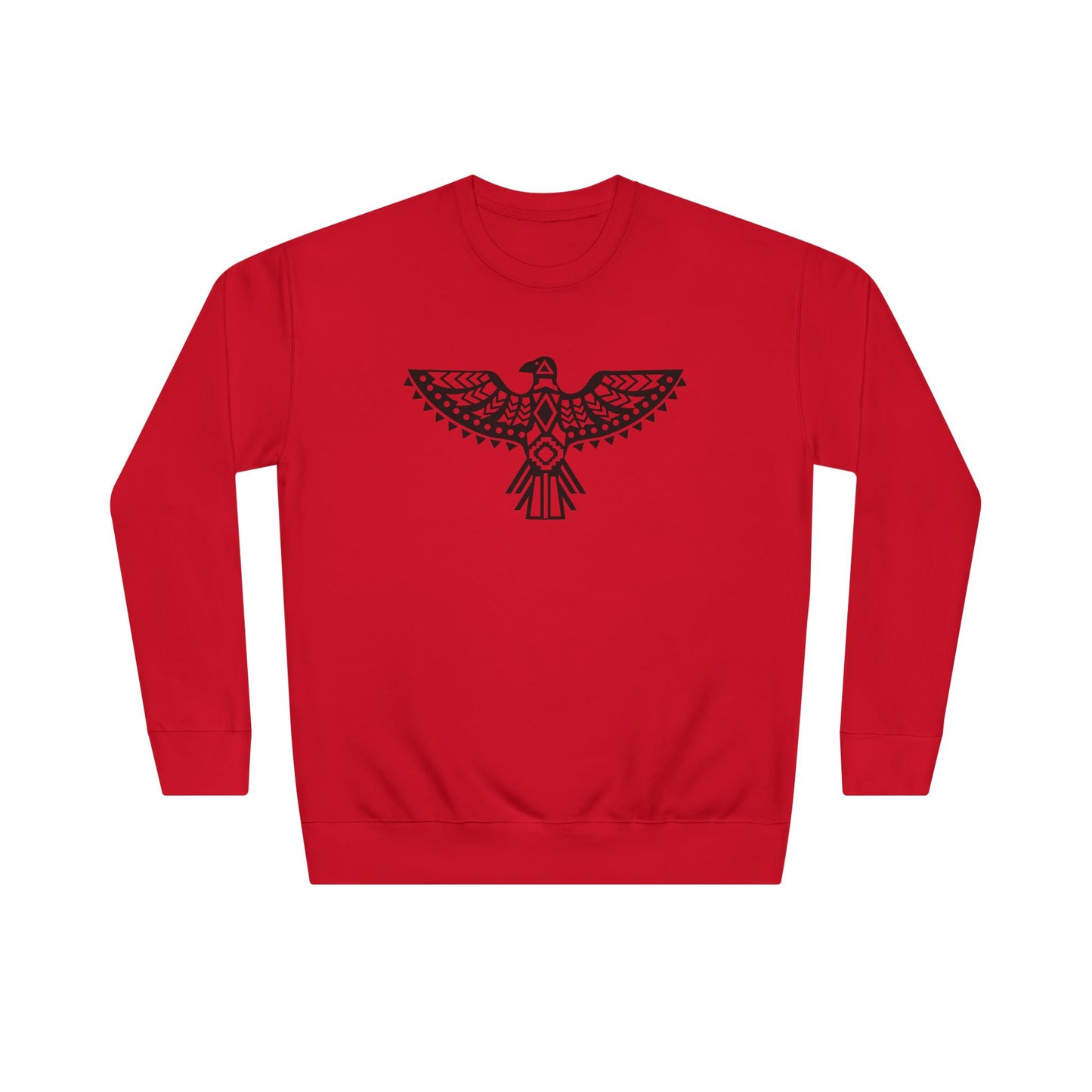 Tribal Eagle Unisex Crew Sweatshirt - Cozy Cultural Artwear
