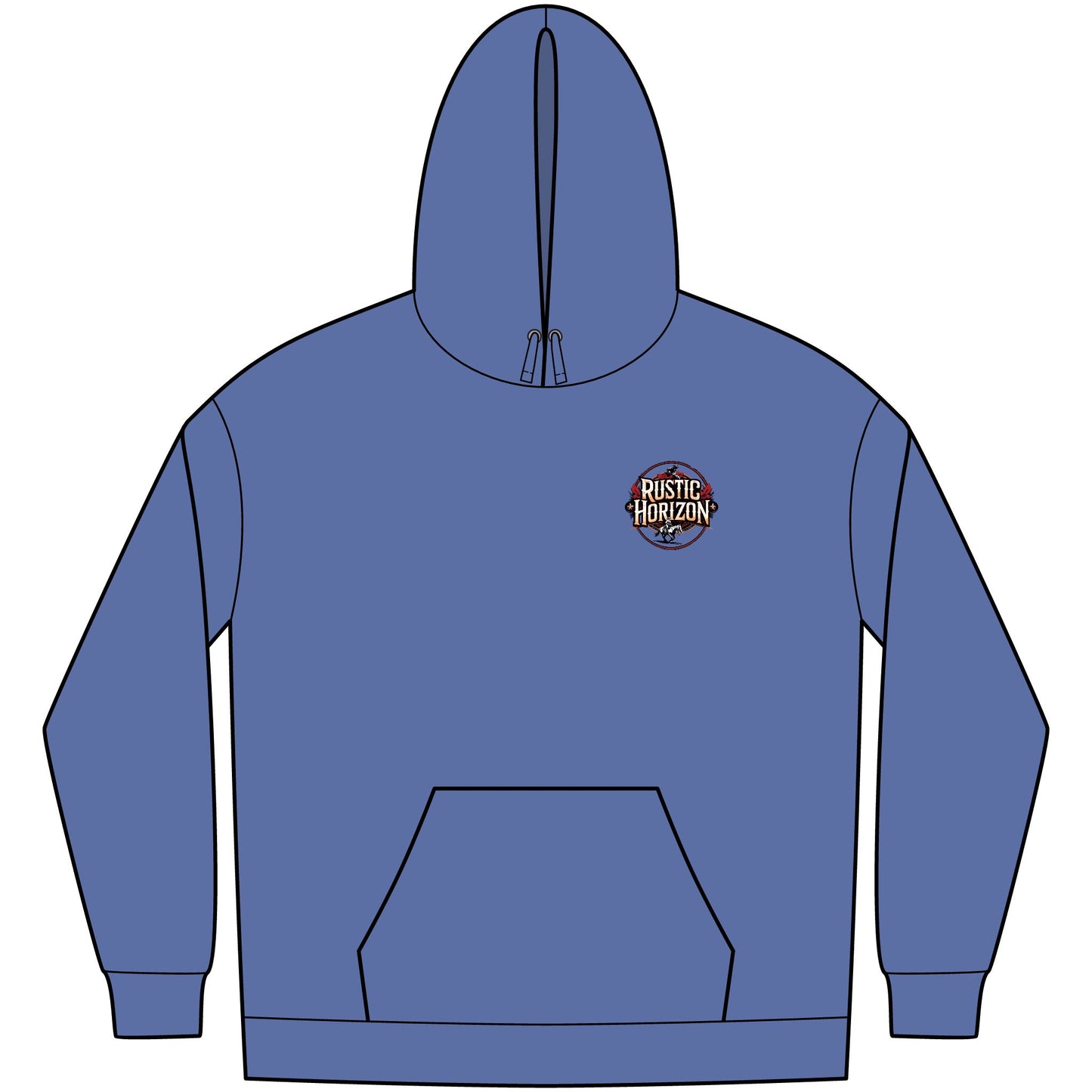 Unisex Western Fleece Hoodie, Rustic Fashion Sweatshirt, Cozy Winter Apparel, Gift for Rodeo Lovers, Casual Outdoor Clothing