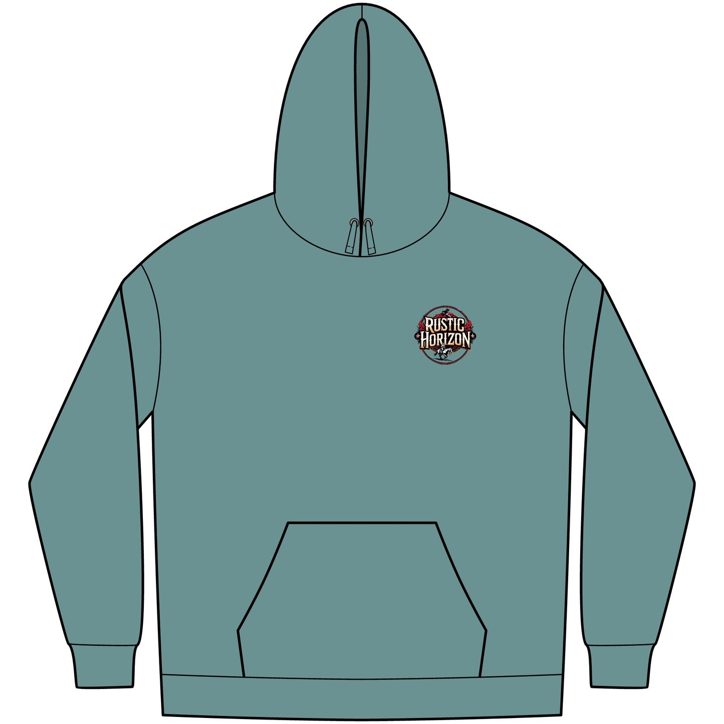 Unisex Western Fleece Hoodie, Rustic Fashion Sweatshirt, Cozy Winter Apparel, Gift for Rodeo Lovers, Casual Outdoor Clothing