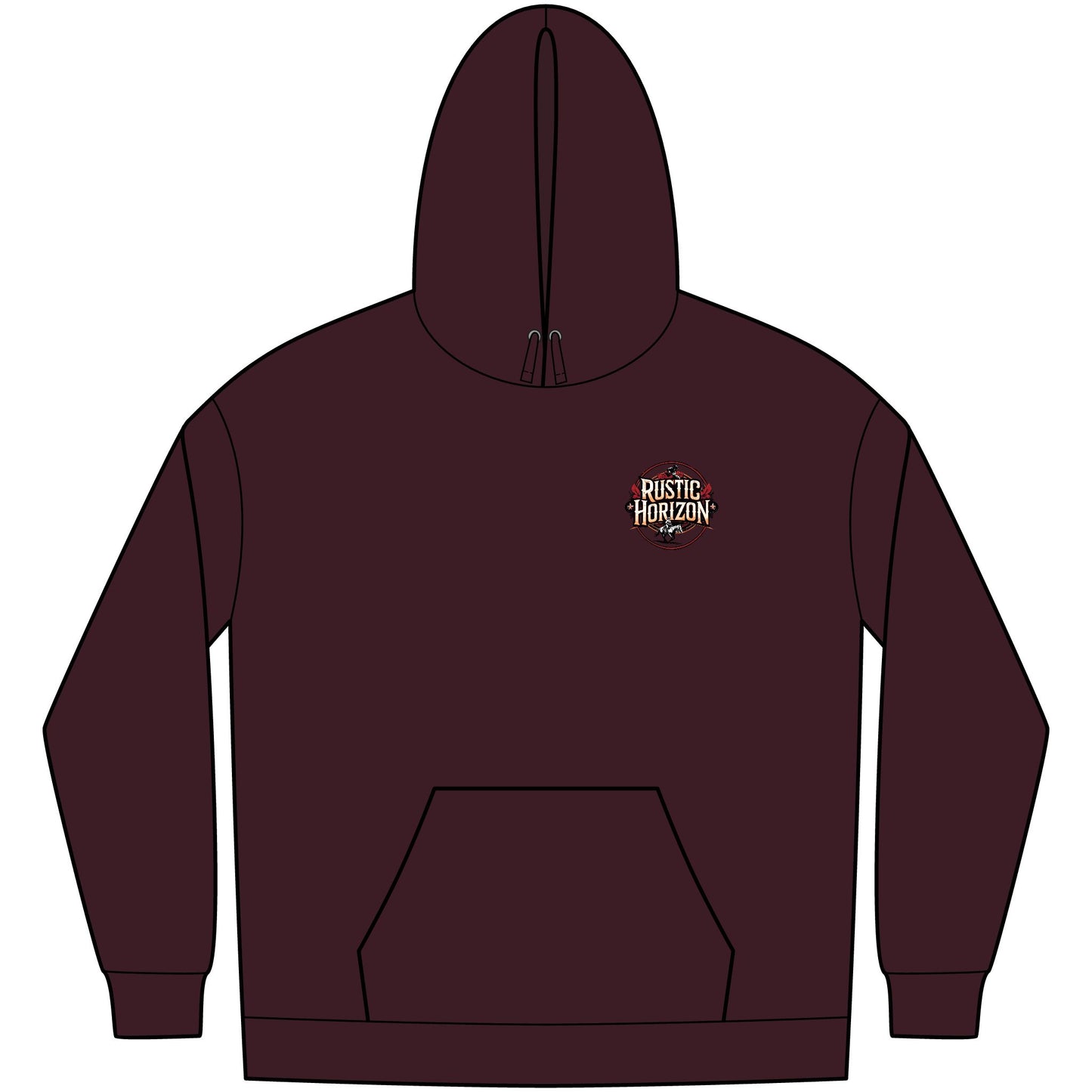 Unisex Western Fleece Hoodie, Rustic Fashion Sweatshirt, Cozy Winter Apparel, Gift for Rodeo Lovers, Casual Outdoor Clothing
