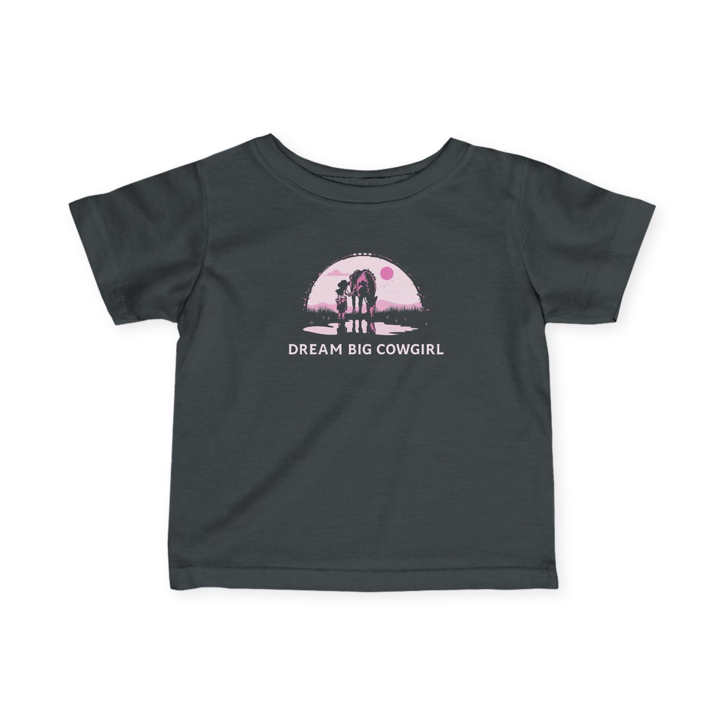 'Dream Big Cowgirl' Western Baby Shirt