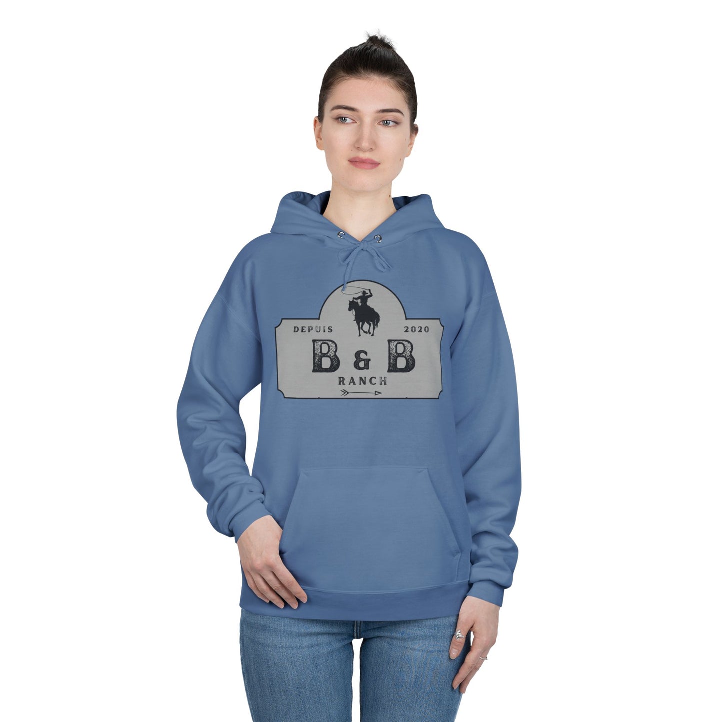 RANCH B & B LOGO Unisex EcoSmart® Pullover Hoodie Sweatshirt
