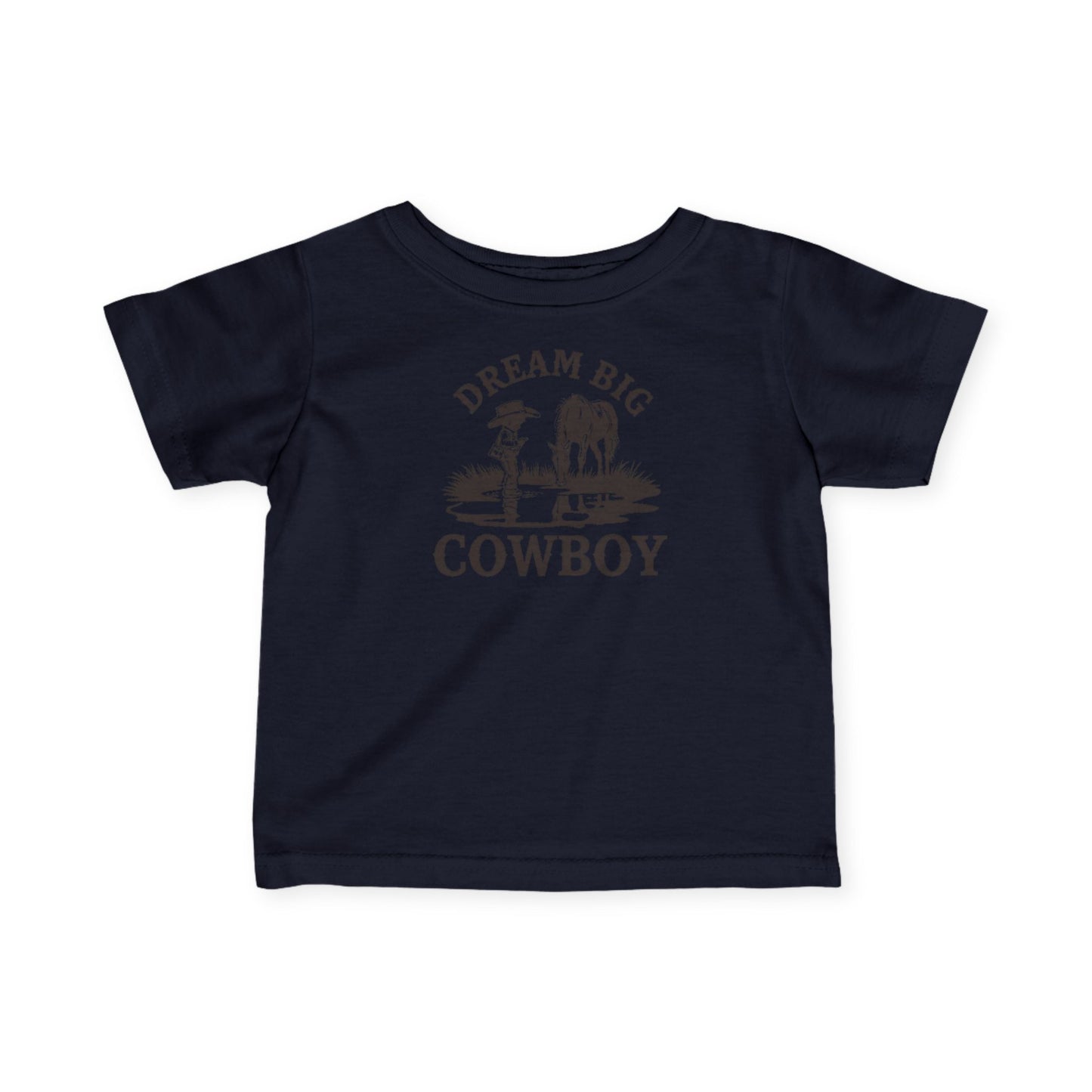 'Dream Big Cowboy' Western Baby Shirt