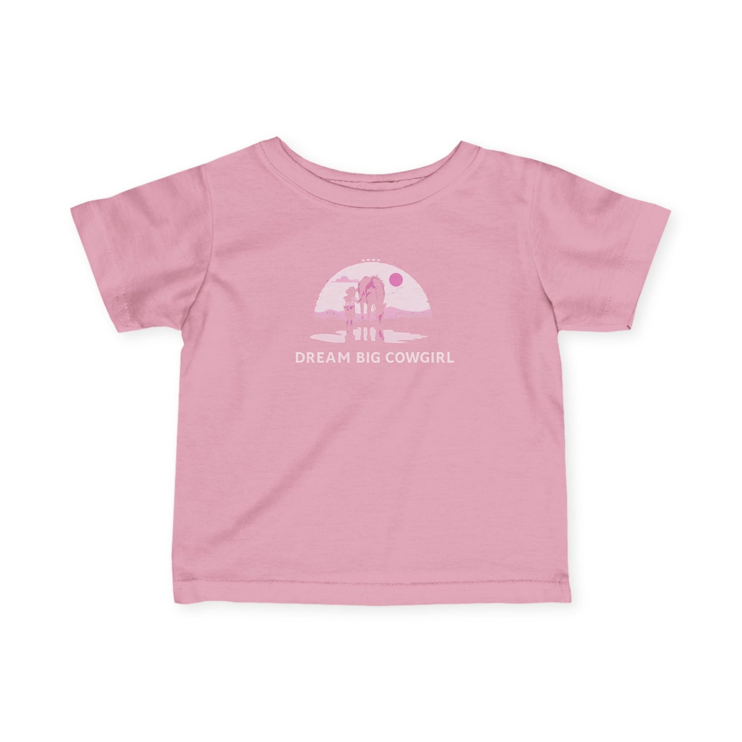 'Dream Big Cowgirl' Western Baby Shirt