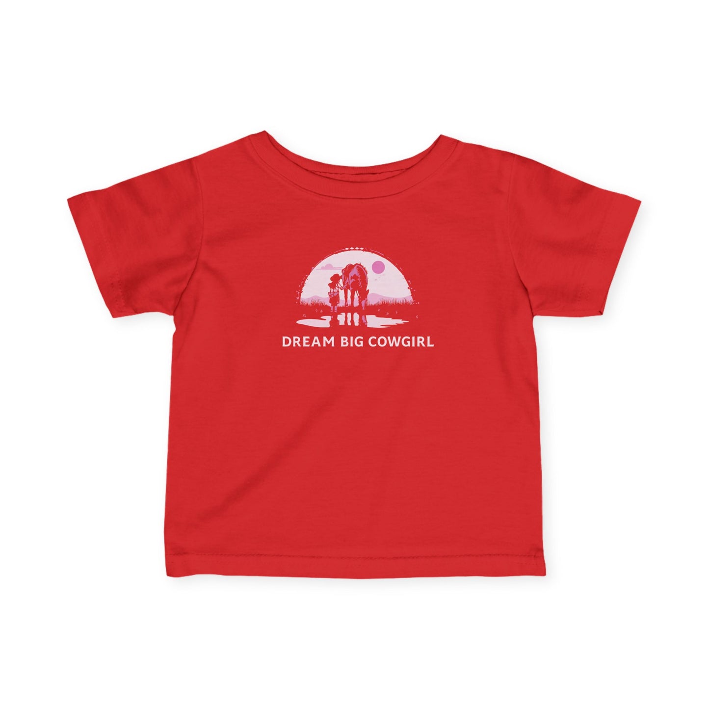 'Dream Big Cowgirl' Western Baby Shirt