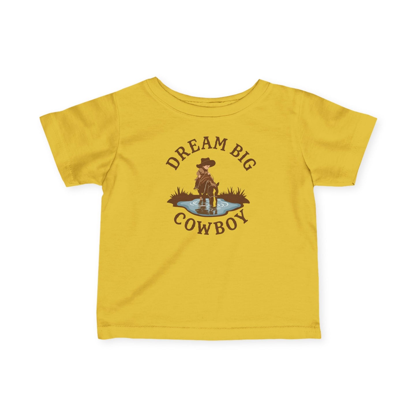 'Dream Big Cowboy' Western Baby Shirt