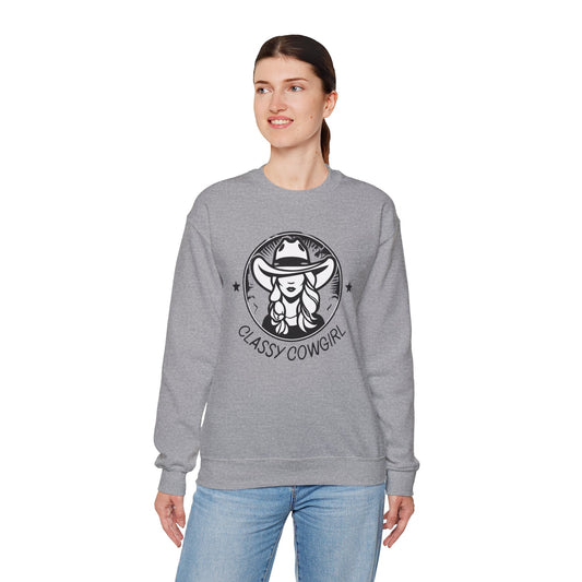 Classy Cowgirl Fashion Sweatshirt