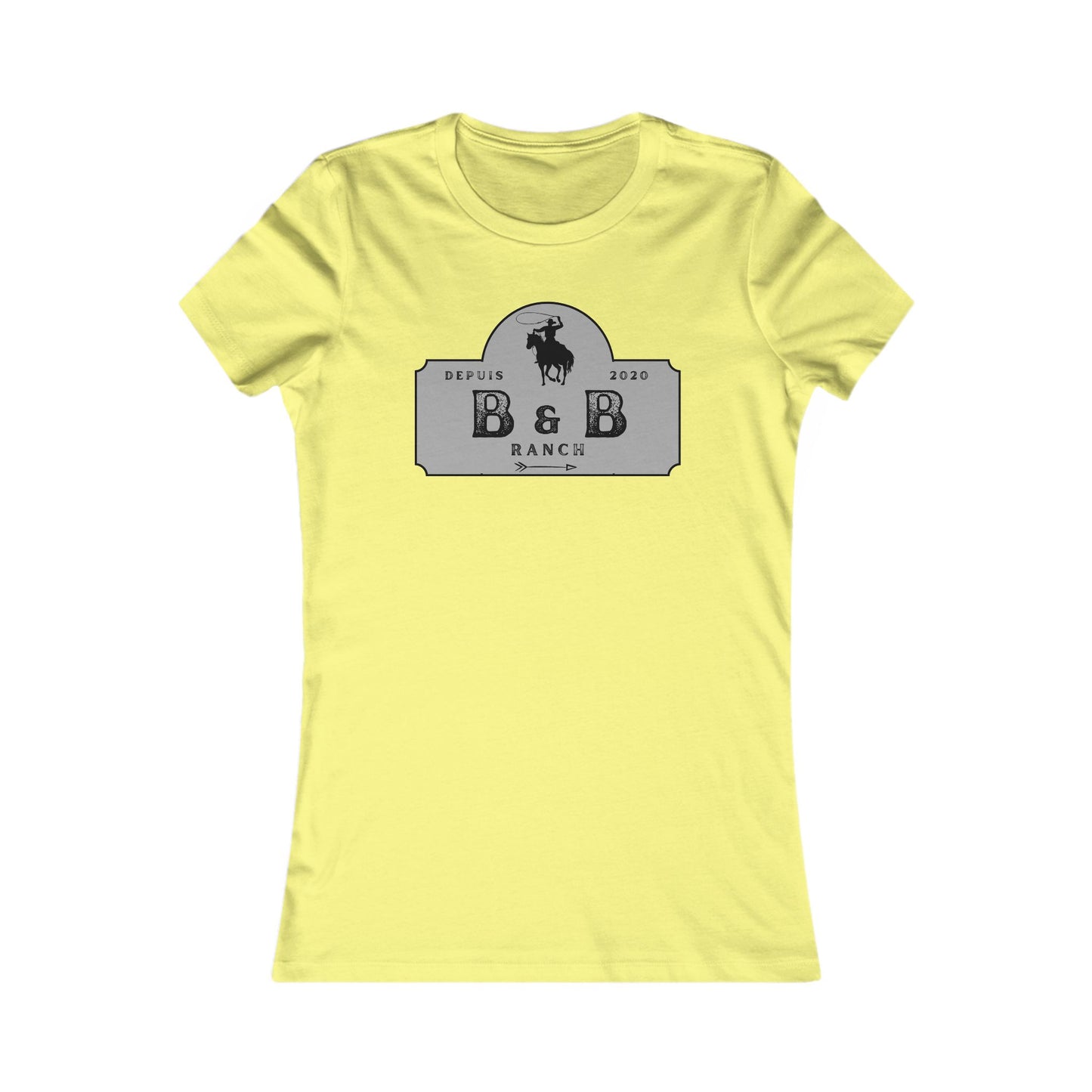 AJUSTÉ T-SHIRT WOMEN B & B RANCH LOGO