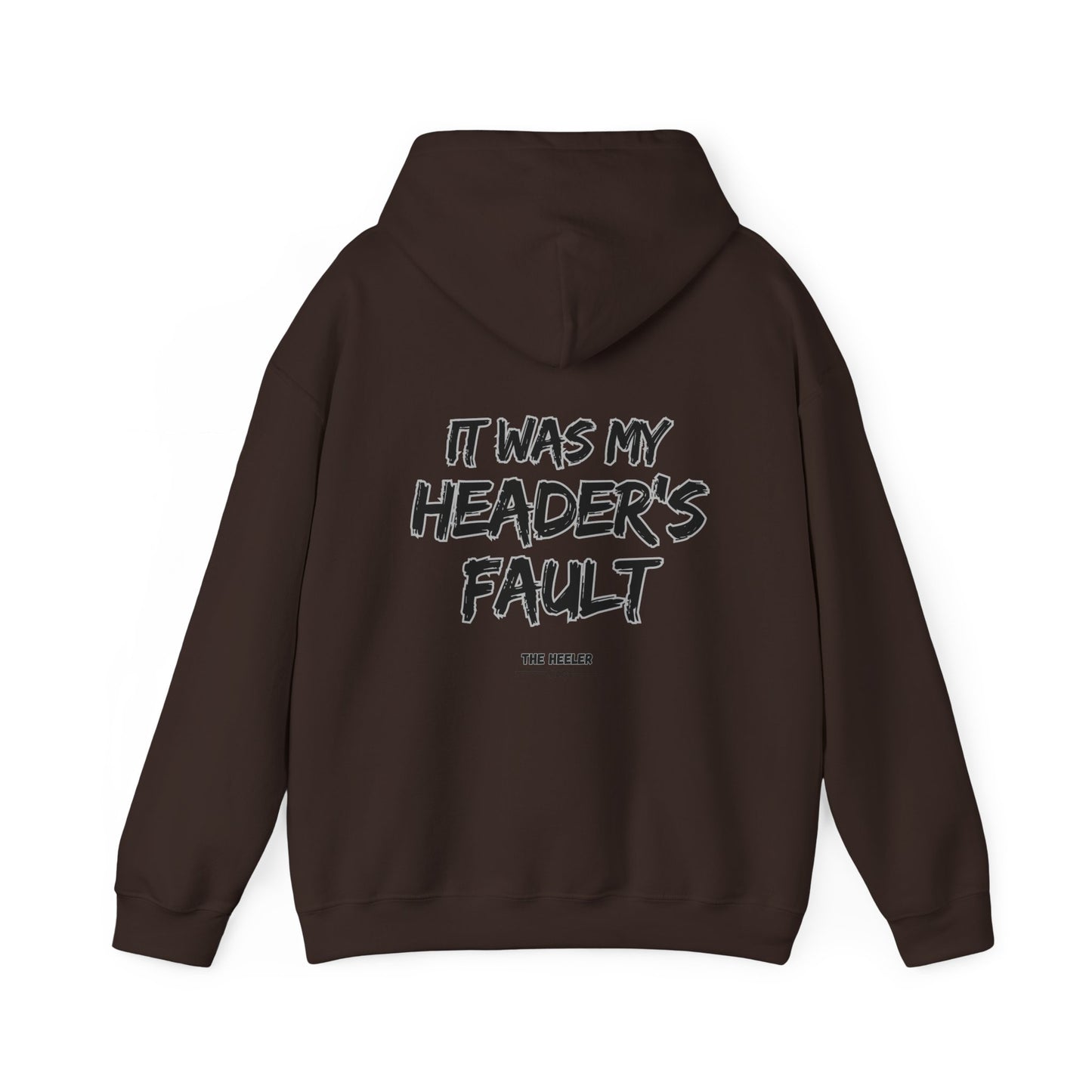 HEADER'S FAULT TEAM ROPING PARTNER RODEO Unisex Heavy Blend™ Hooded Sweatshirt