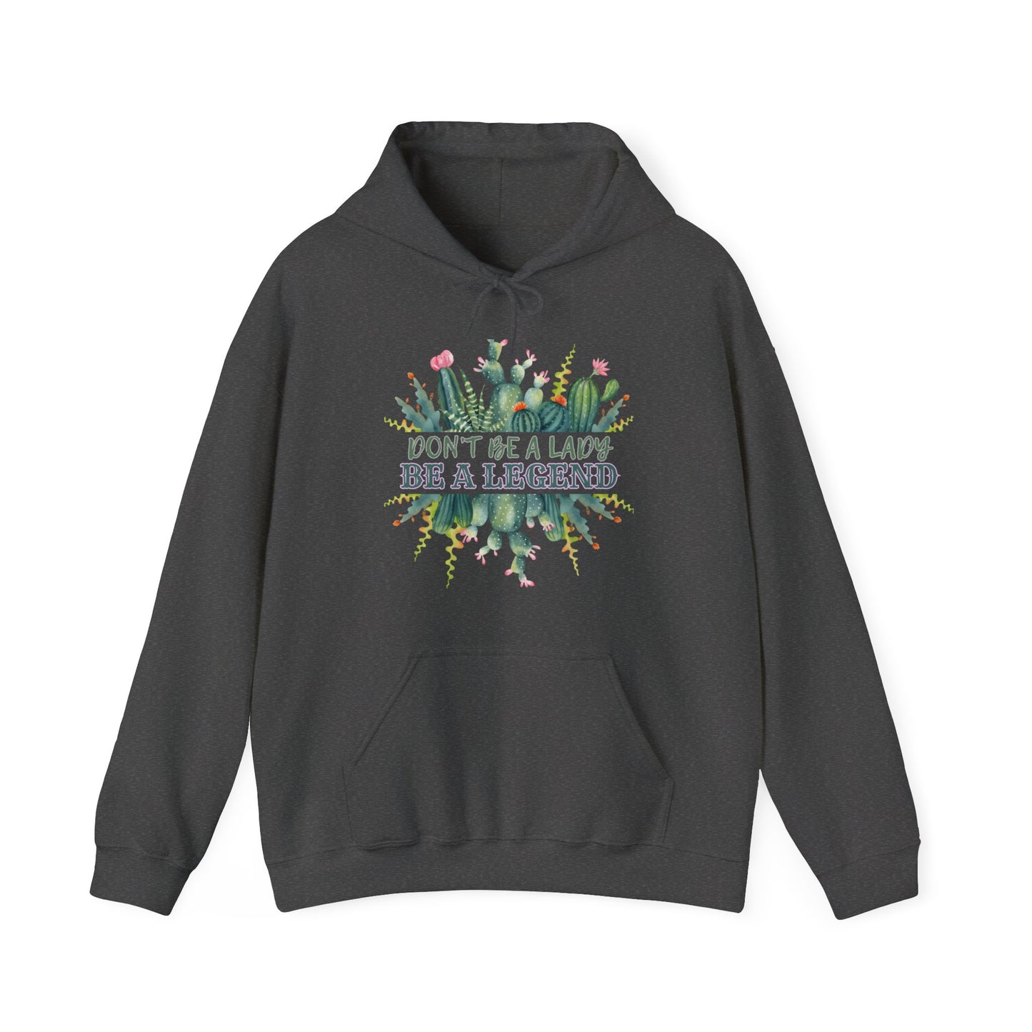 BE A LEGEND LADY CACTUS UNISEX Heavy Blend™ Hooded Sweatshirt