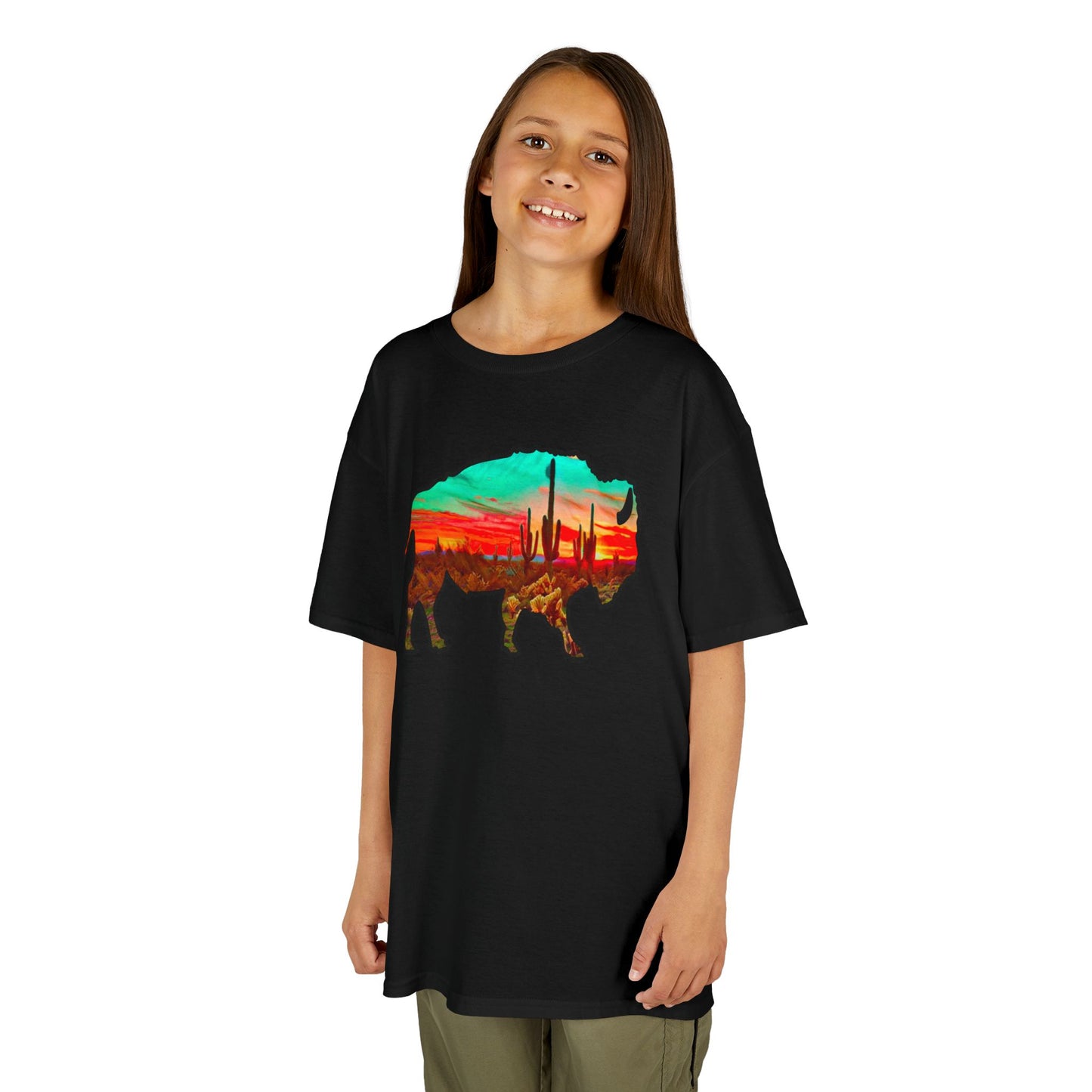 DESERT BISON Kids Heavy Cotton™ Tee