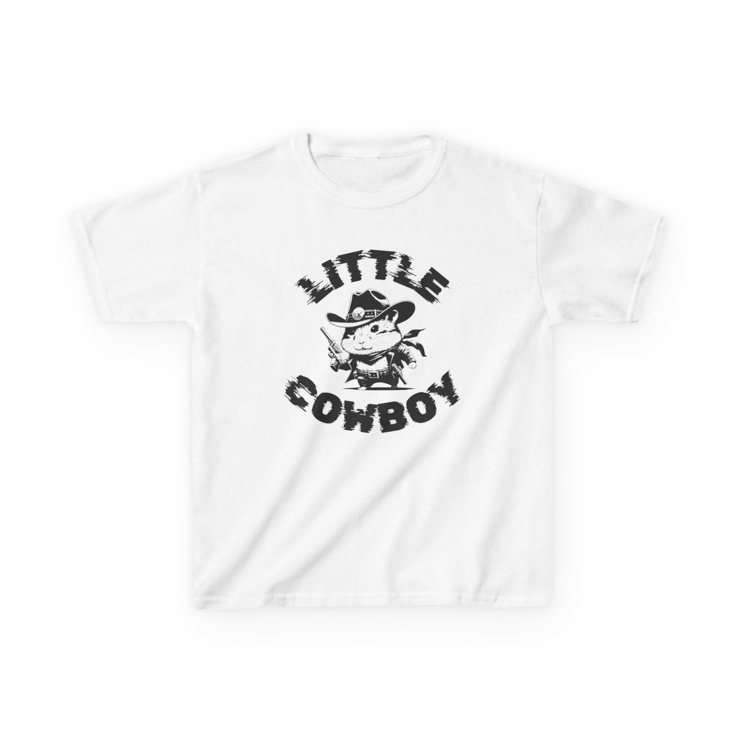 Kids Tee - Little Hamster Cowboy Design