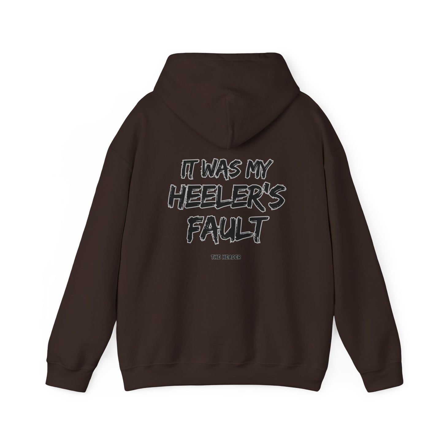 HEELER'S FAULT TEAM ROPING PARTNER RODEO Unisex Heavy Blend™ Hooded Sweatshirt