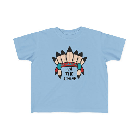 I'M THE CHIEF INDIAN ENFANT Toddler's Fine Jersey Tee
