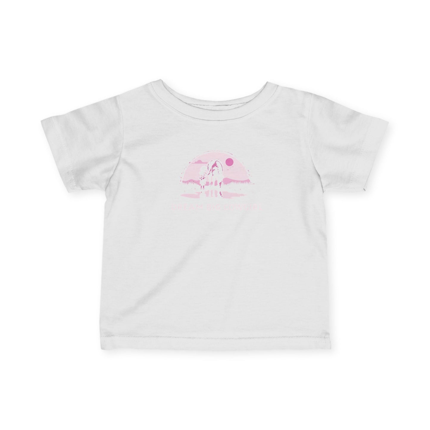 'Dream Big Cowgirl' Western Baby Shirt