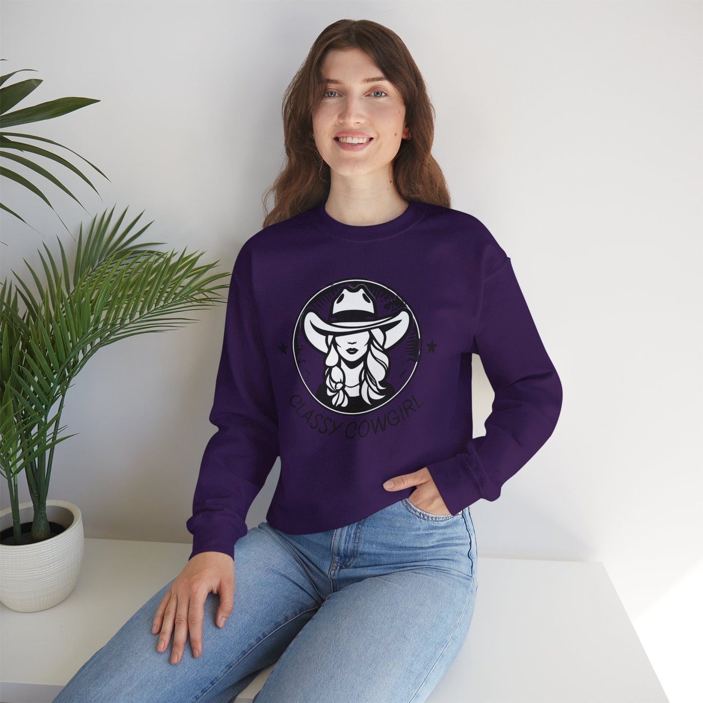 Classy Cowgirl Fashion Sweatshirt