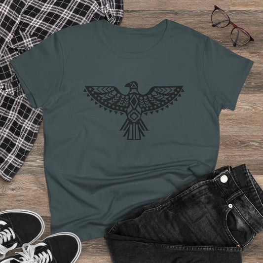 Women's Tee - Cowgirl Thunderbird Eagle Western Fashion Print