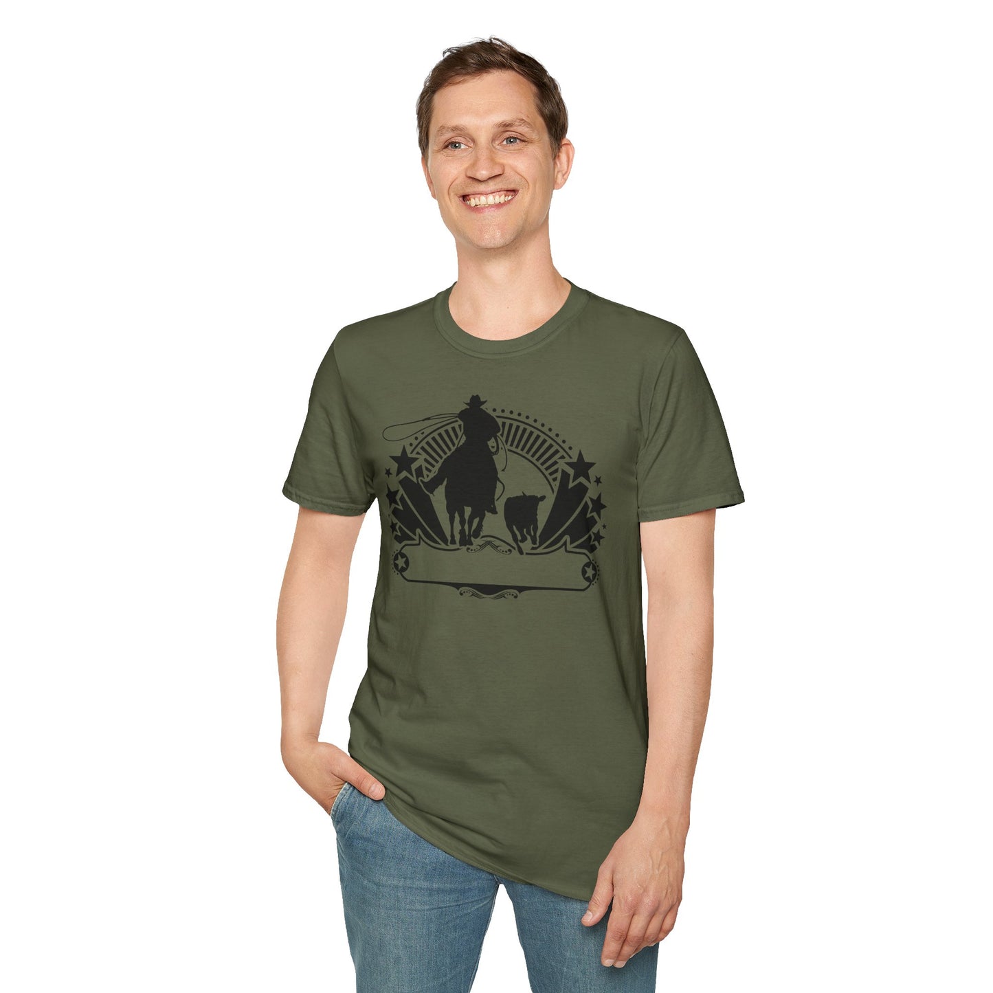 Unisex Softstyle T-Shirt CALF ROPING