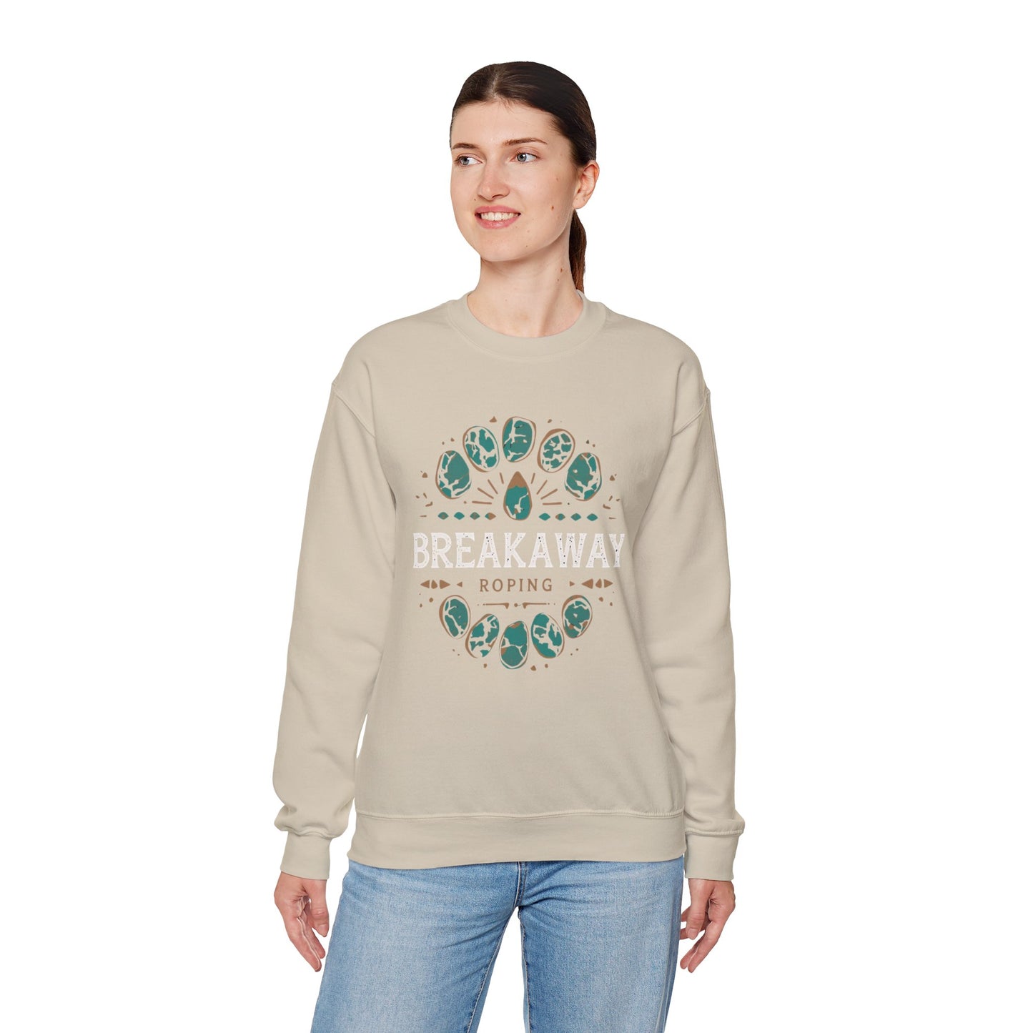 Crewneck Unisexe Breakaway - Turquoise Simple