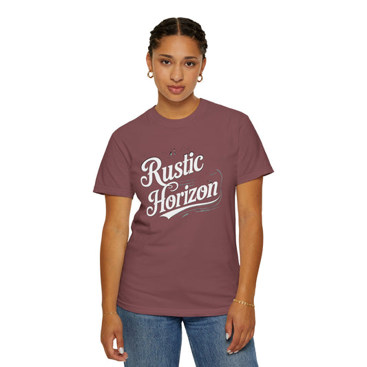 Rustic Horizon Fashion UNISEX T-Shirt｜Festival Wear, Casual Outfit, Gift for Nature Lovers, Vintage Style Tee, Summer Essential