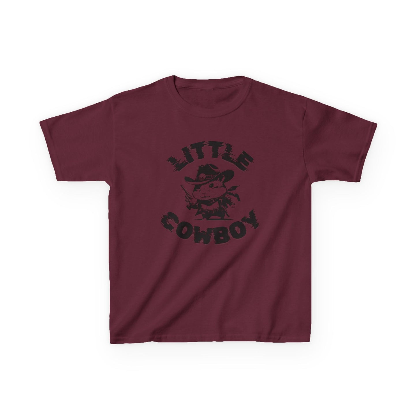 Kids Tee - Little Hamster Cowboy Design