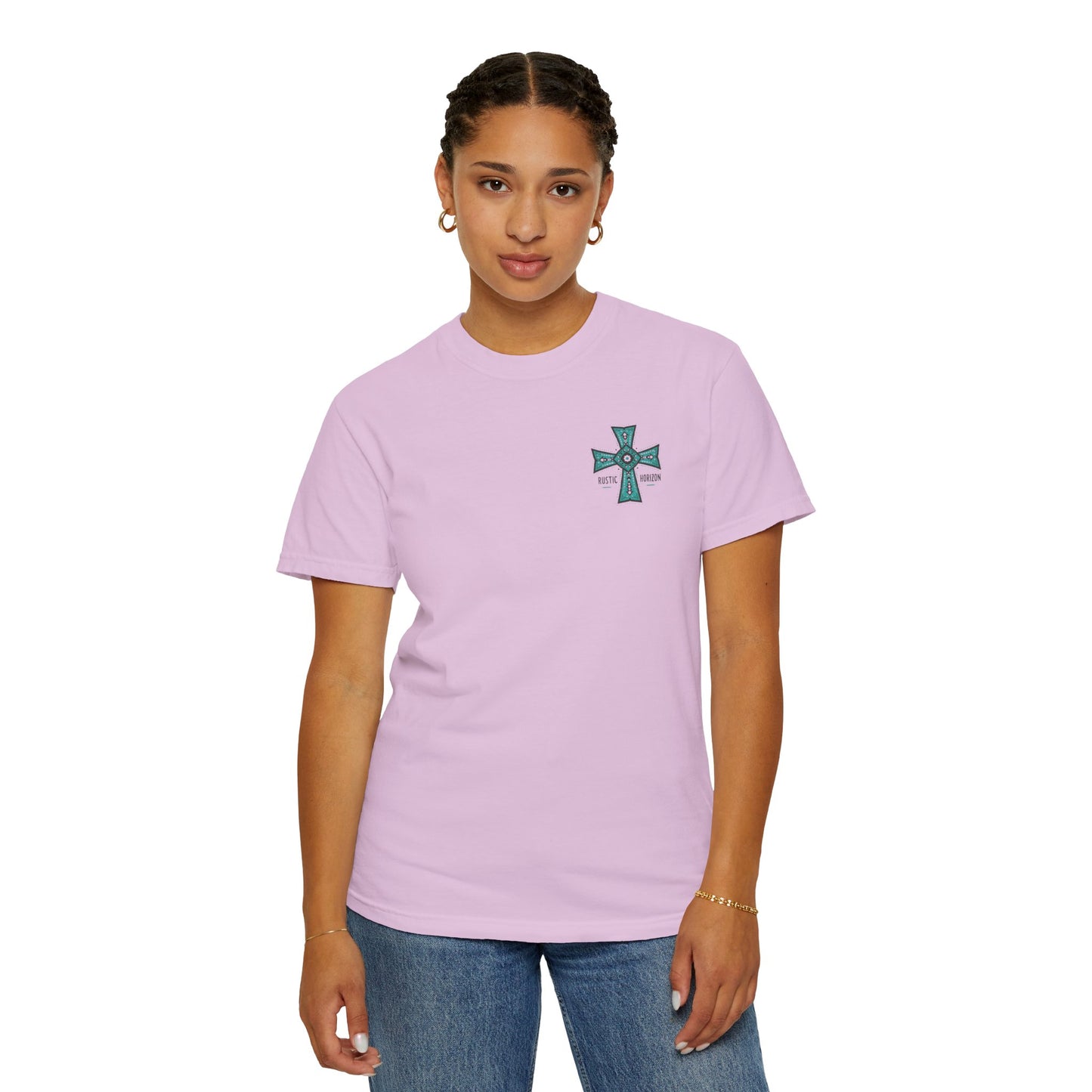 Rustic Horizon cross UNISEX T-Shirt｜Festival Wear, Casual Outfit, Gift for Nature Lovers, Vintage Style Tee, Summer Essential