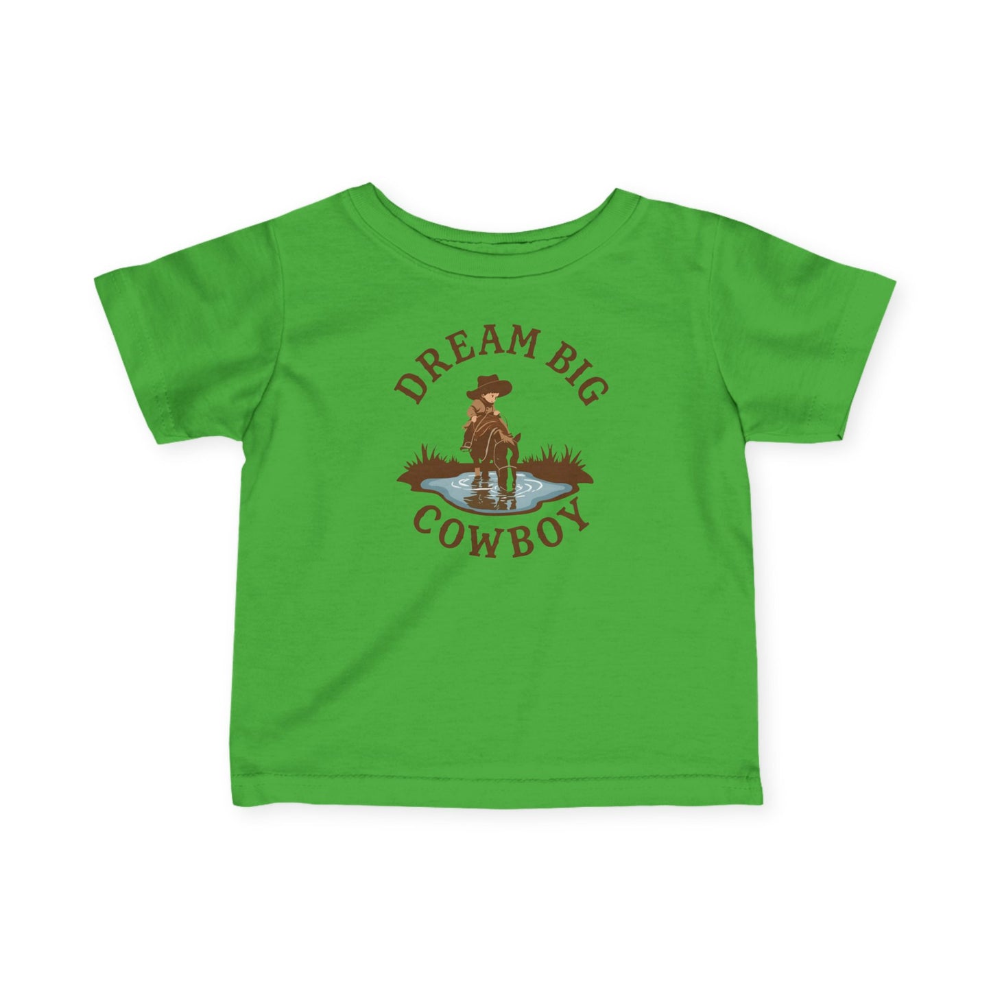 'Dream Big Cowboy' Western Baby Shirt