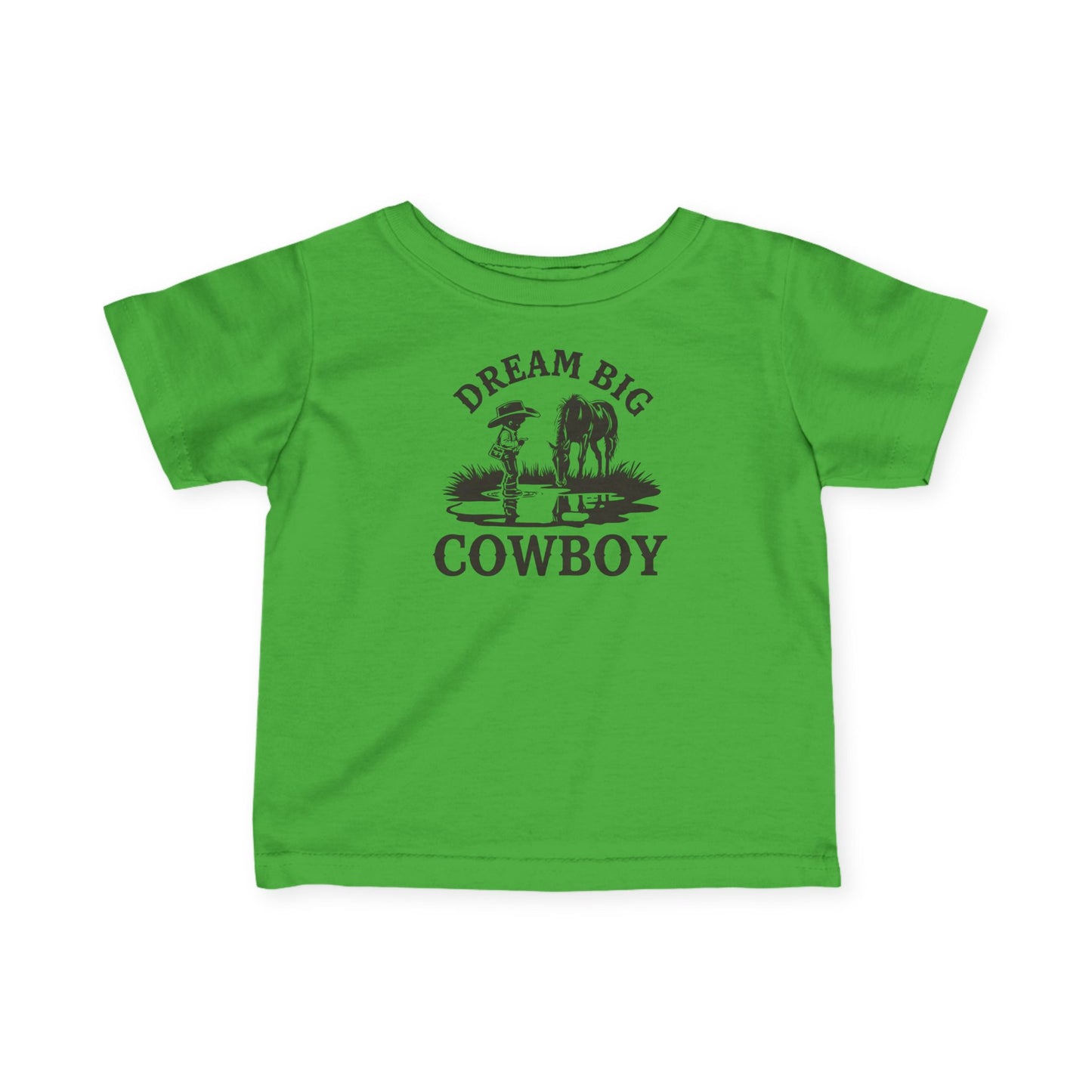 'Dream Big Cowboy' Western Baby Shirt