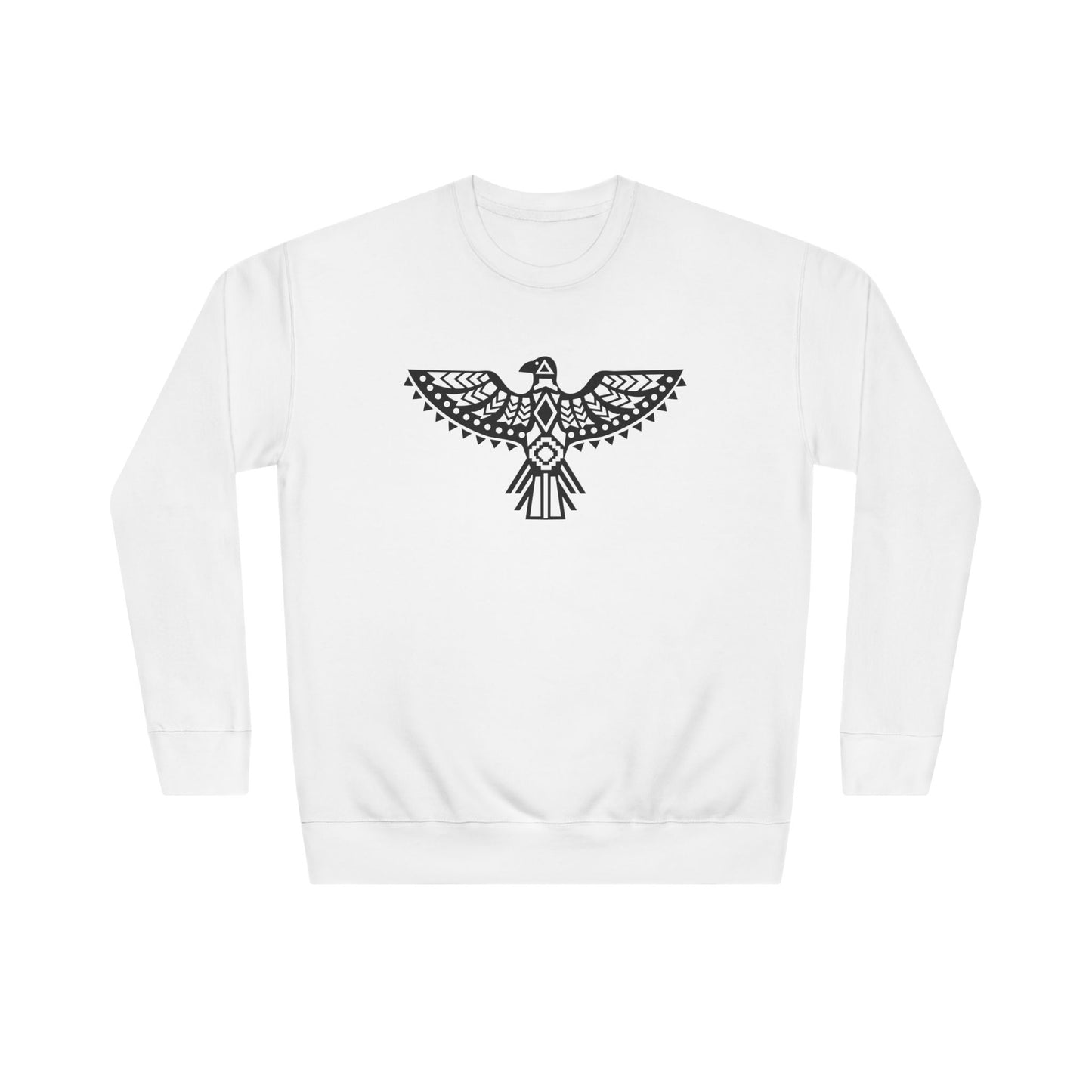 Tribal Eagle Unisex Crew Sweatshirt - Cozy Cultural Artwear