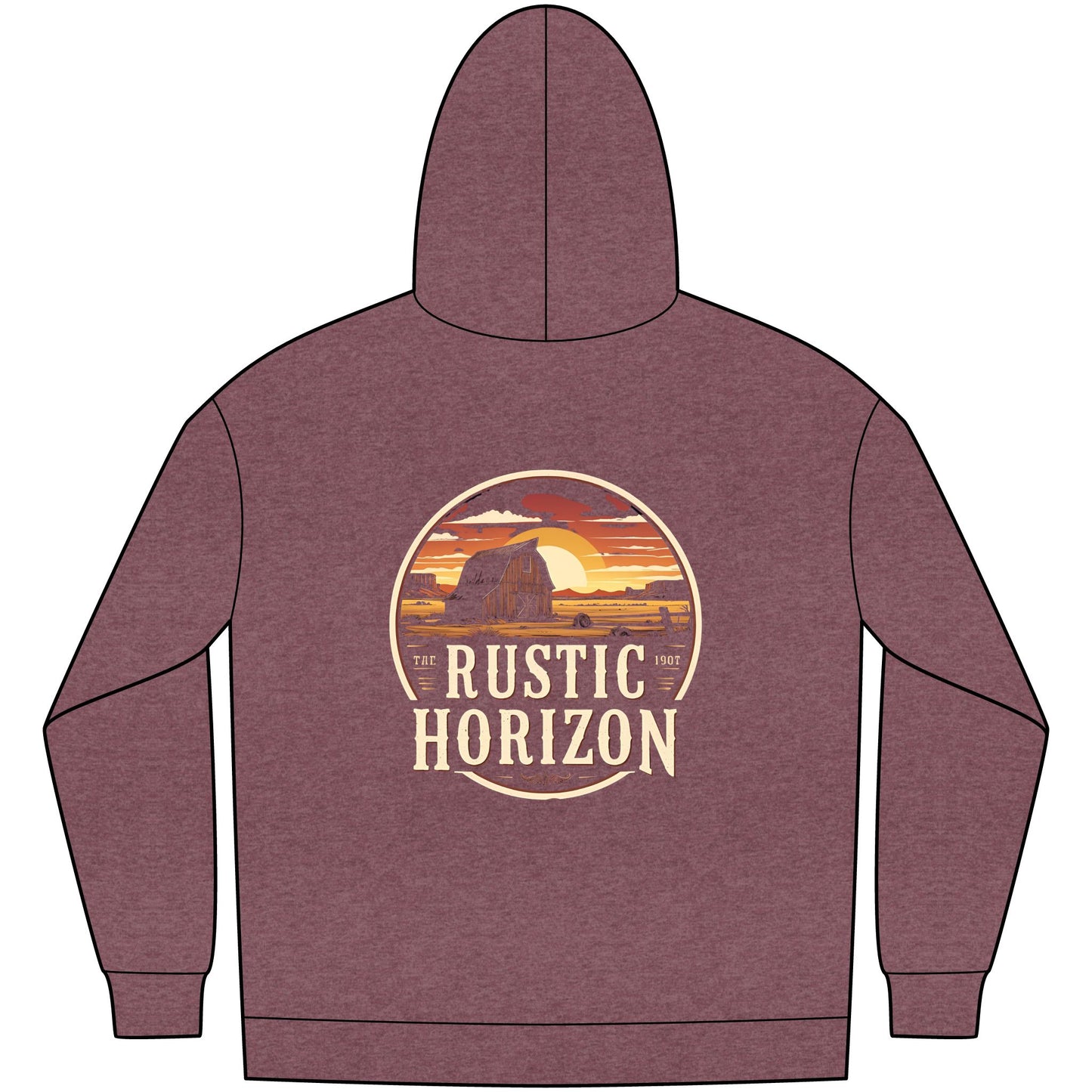 Unisex Western Fleece Hoodie, Rustic Fashion Sweatshirt, Cozy Winter Apparel, Gift for Rodeo Lovers, Casual Outdoor Clothing