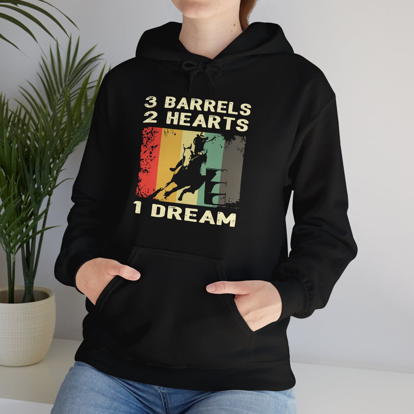 BARREL RACING Unisex Heavy Blend™ Hooded Sweatshirt
