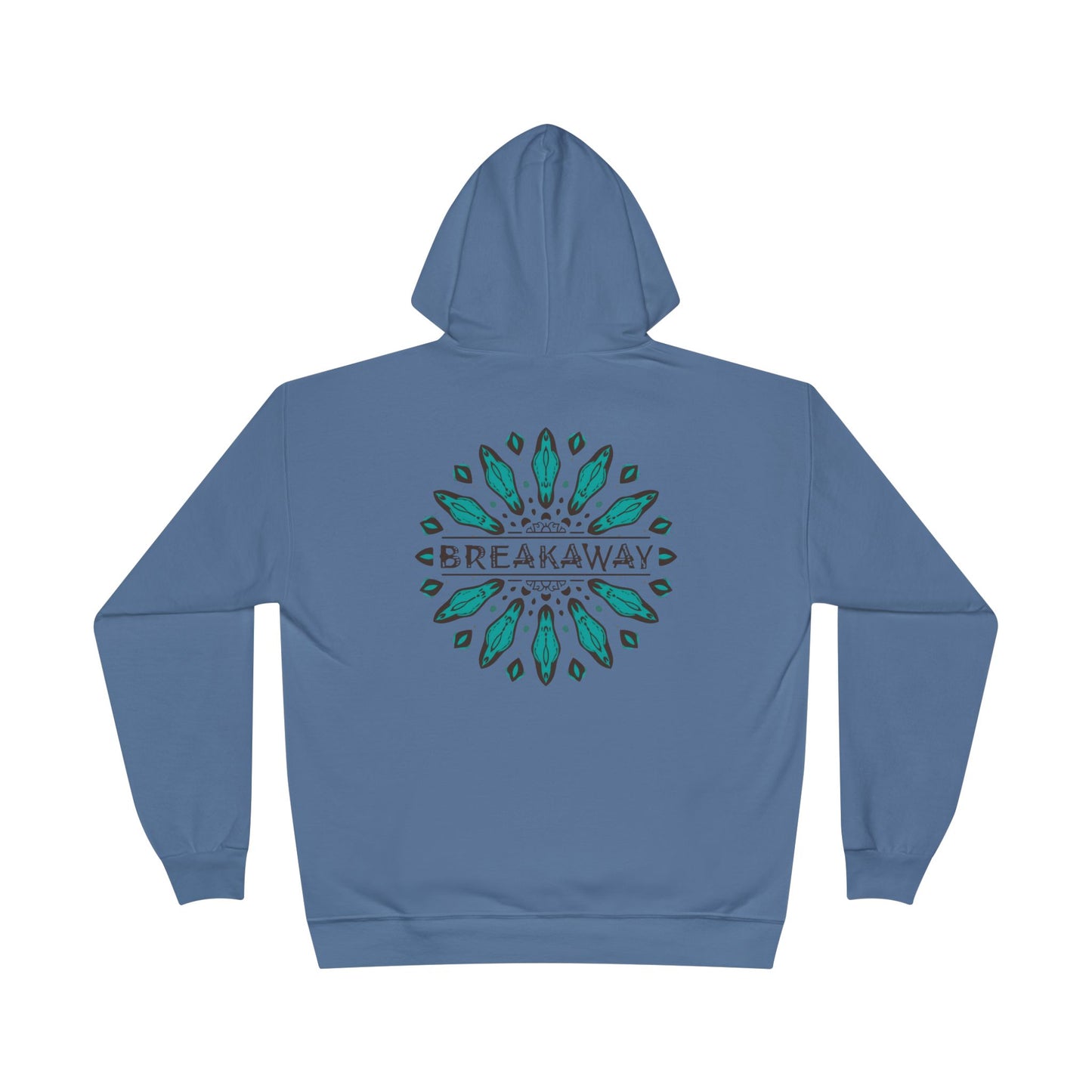 Hoodie Unisexe Breakaway - Turquoise Simple